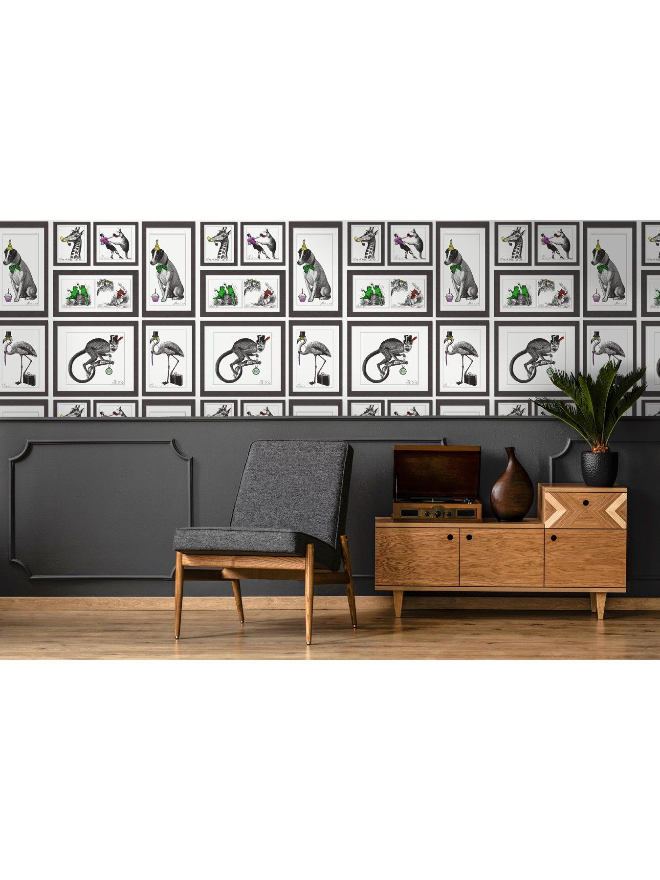Image 4 of 5 of Holden Decor Mad Dogs Wallpaper