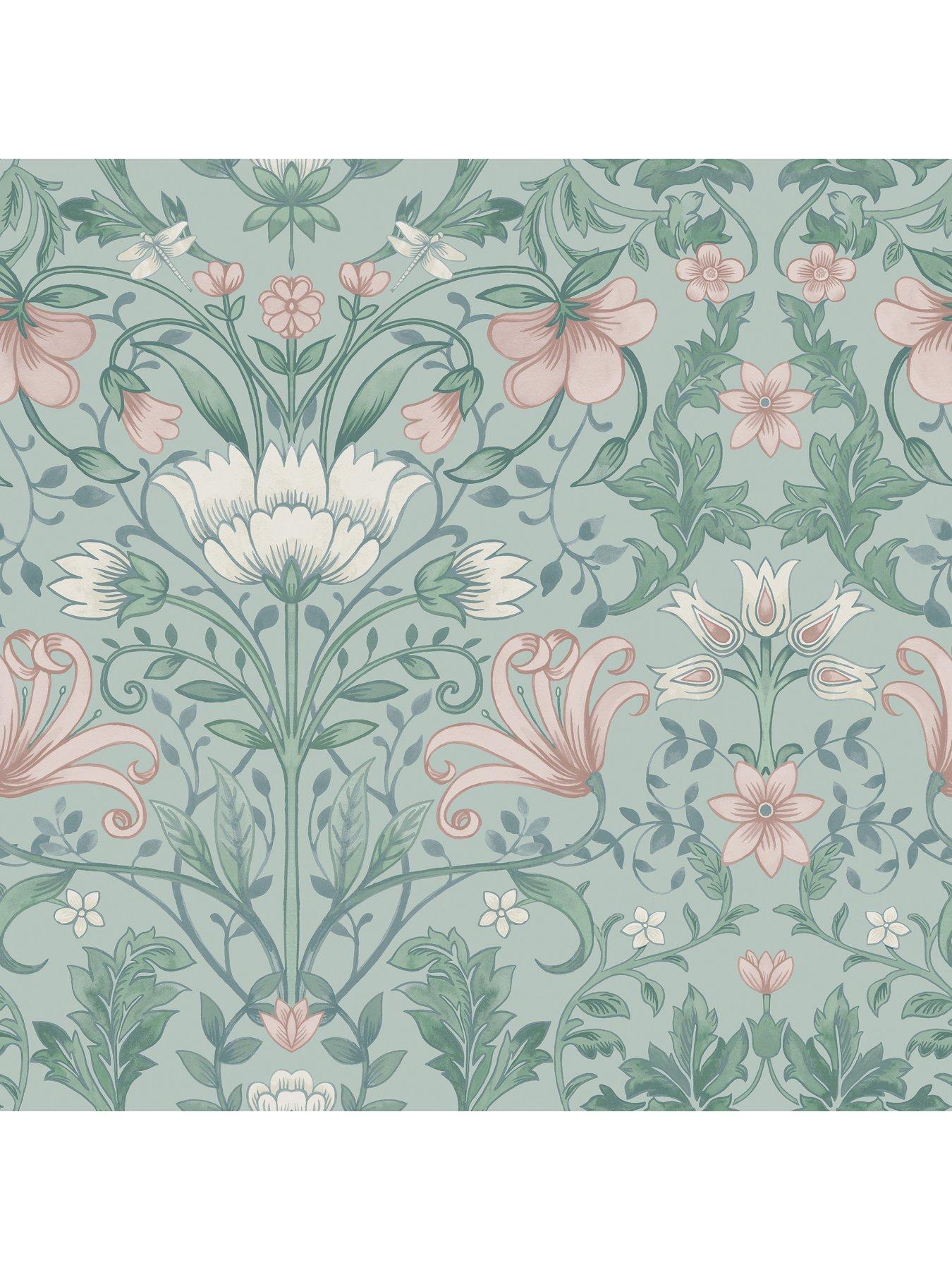 holden-decor-vintage-floral-wallpaper-soft-tealstillFront