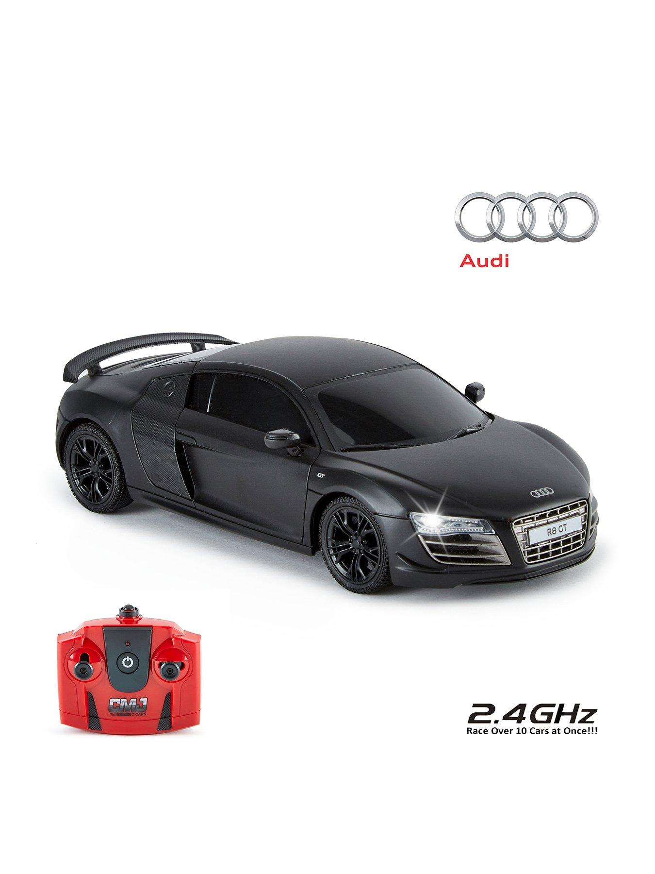 Image 1 of 6 of 1:24 Scale Audi R8 GT Limited Edition Black 2.4Ghz Remote Control Car