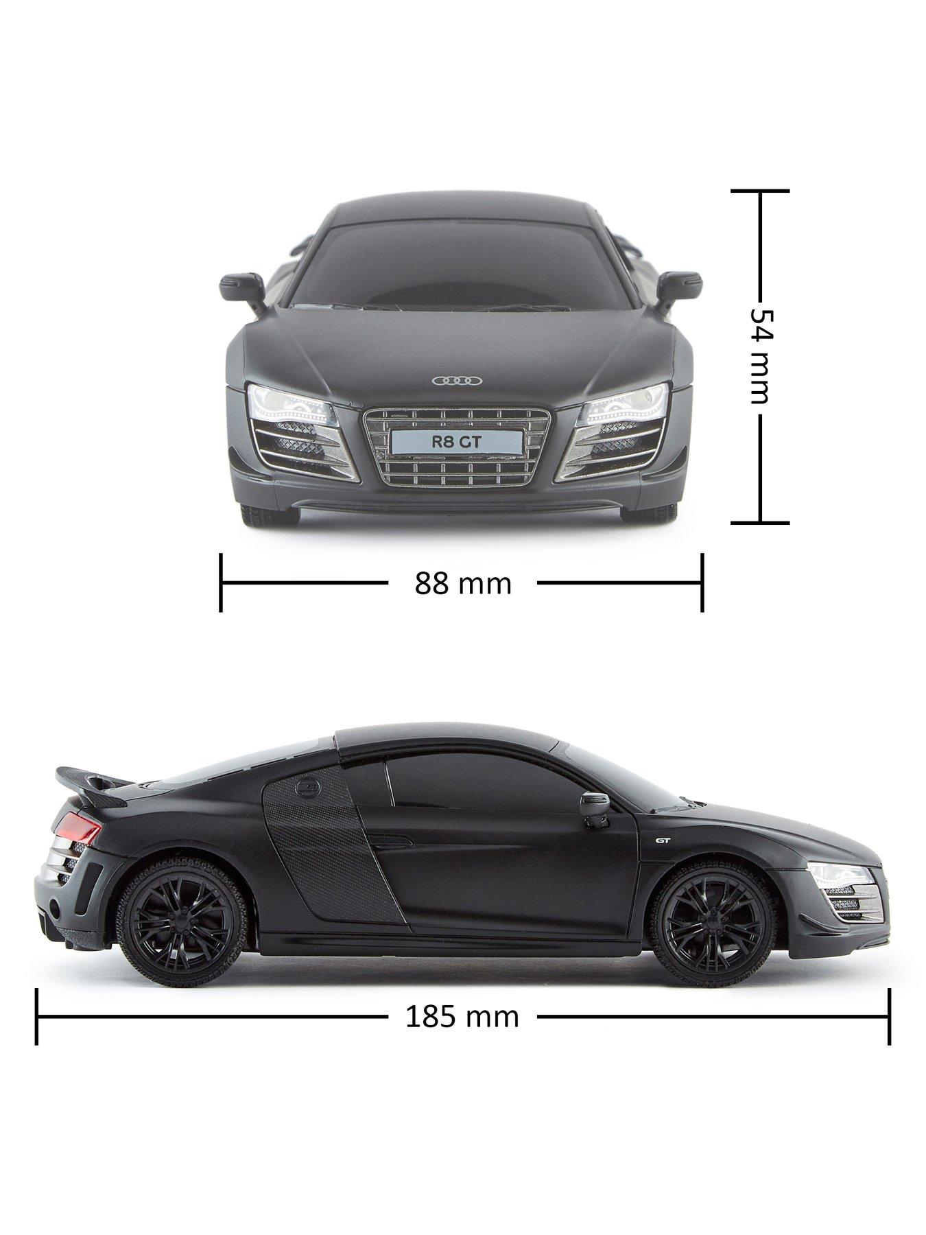Image 2 of 6 of 1:24 Scale Audi R8 GT Limited Edition Black 2.4Ghz Remote Control Car