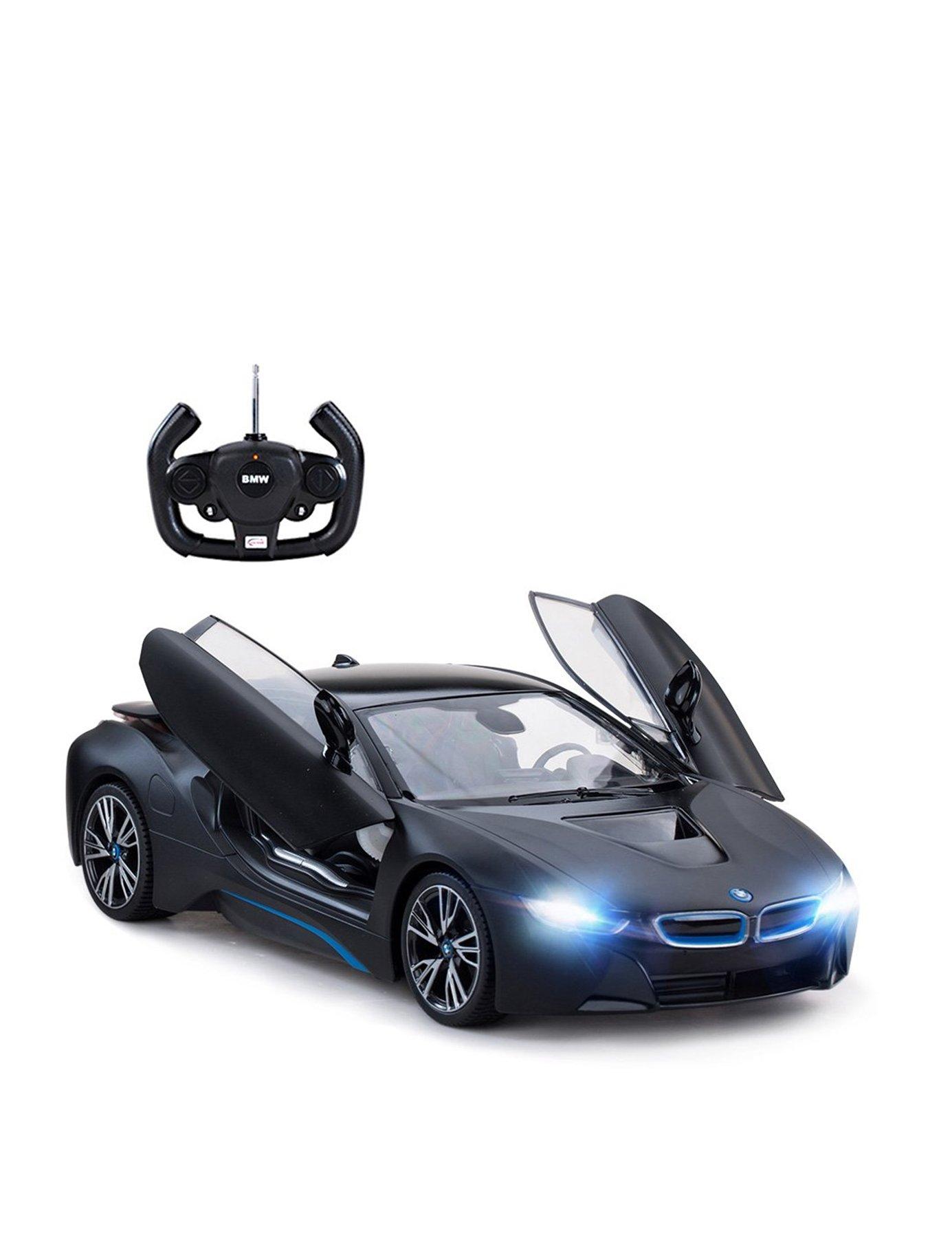Image 1 of 7 of 1:14 Scale Rastar BMW i8 - Black Remote Control Car