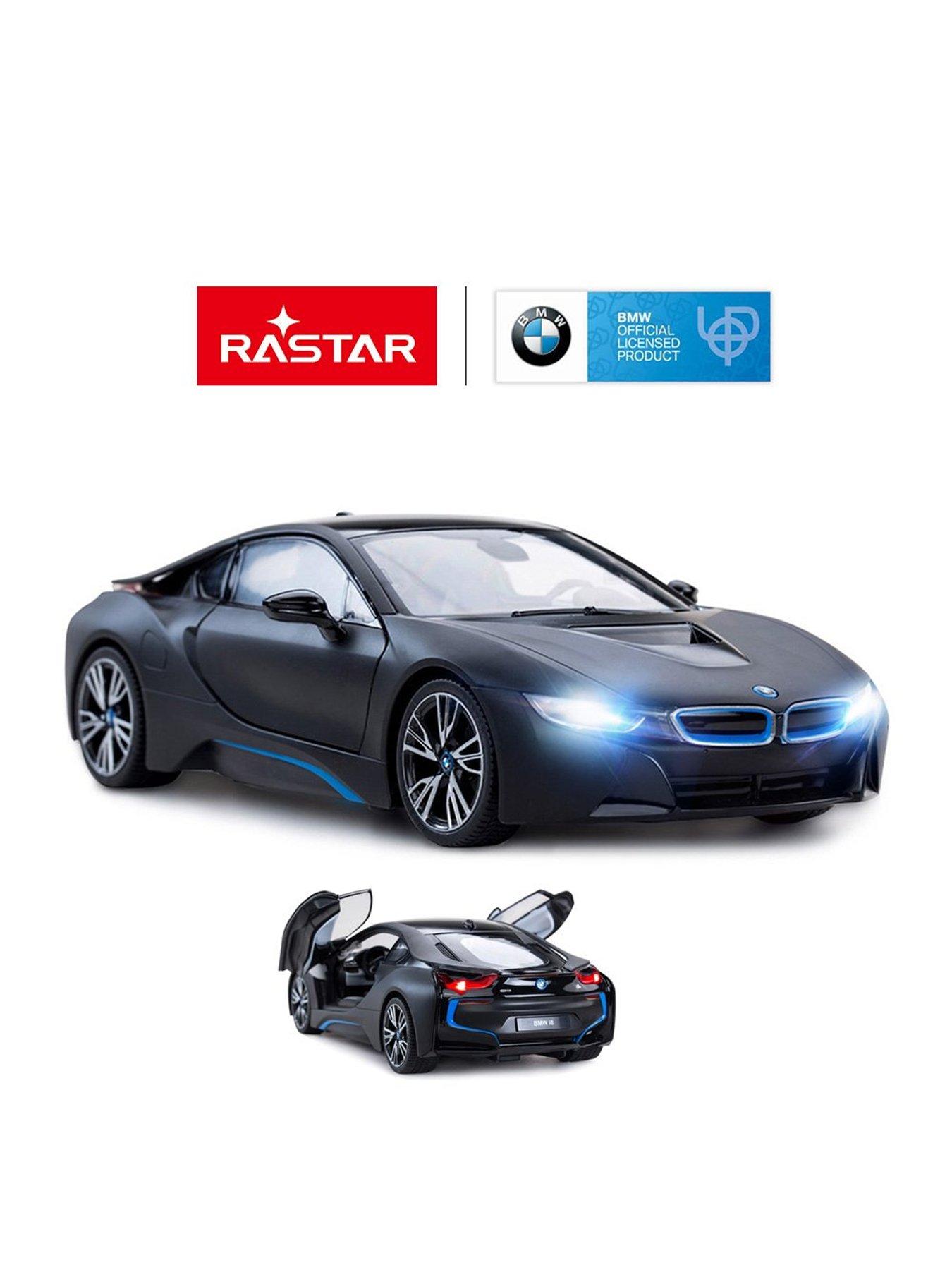 Image 2 of 7 of 1:14 Scale Rastar BMW i8 - Black Remote Control Car
