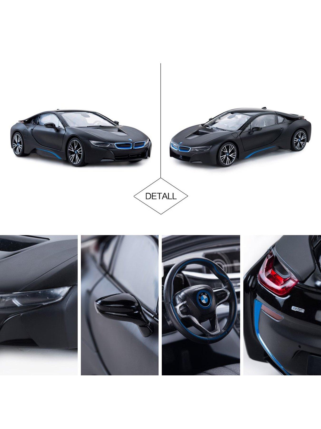 Image 5 of 7 of 1:14 Scale Rastar BMW i8 - Black Remote Control Car