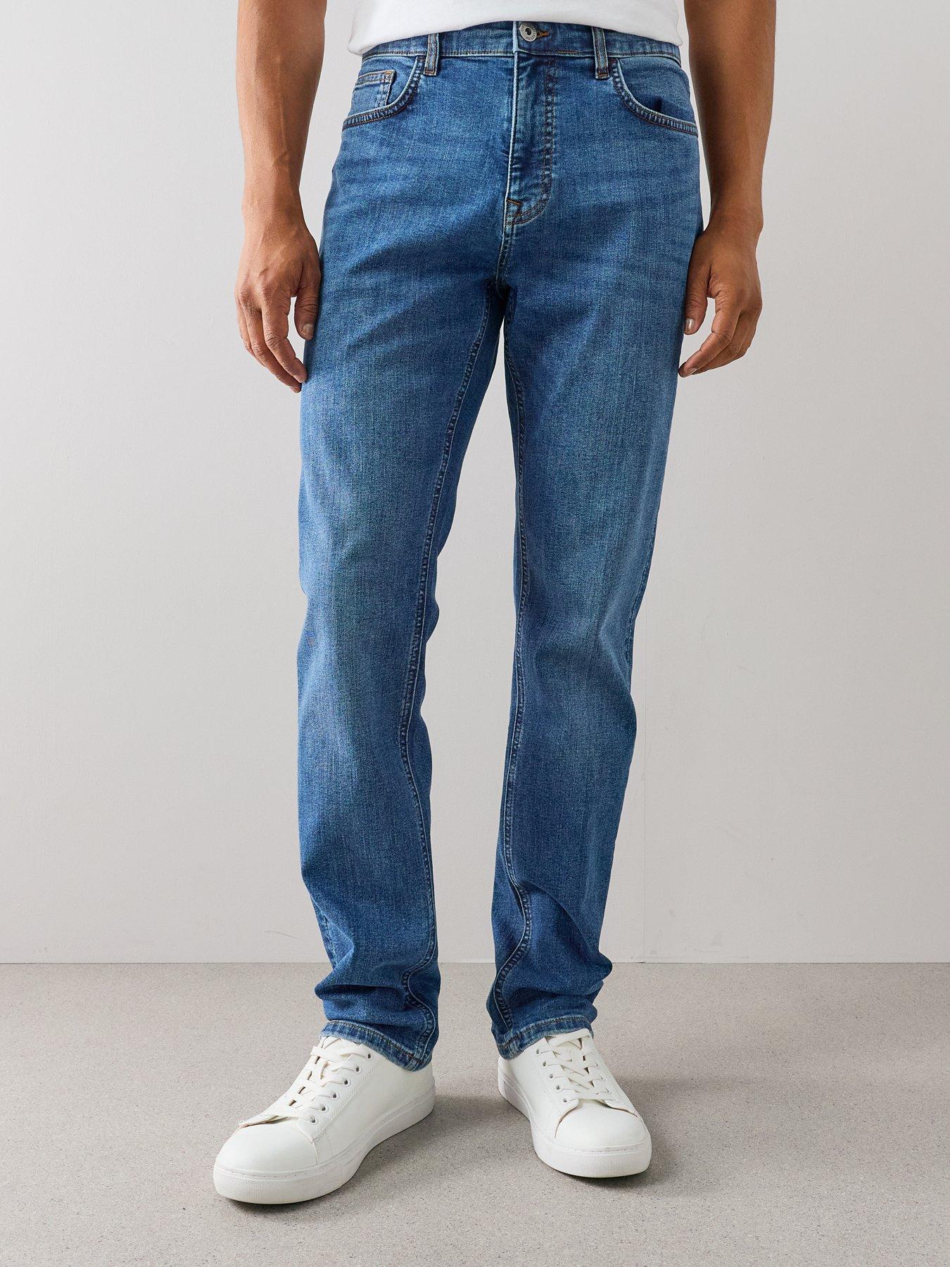 The Very Collection Slim Jeans with Stretch - Mid Blue Wash