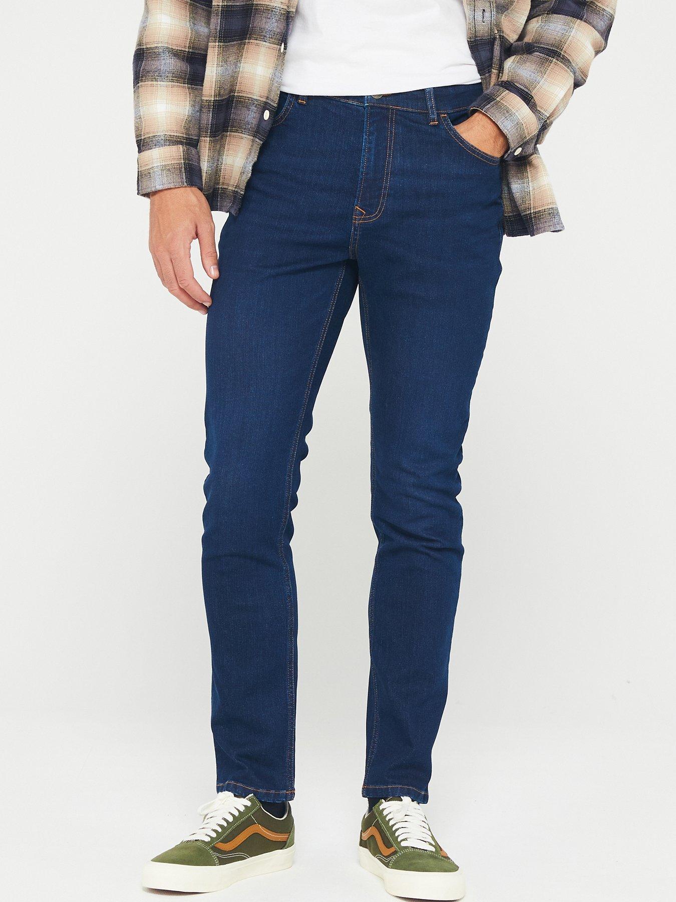 undefined Slim Jeans with Stretch - Dark Wash