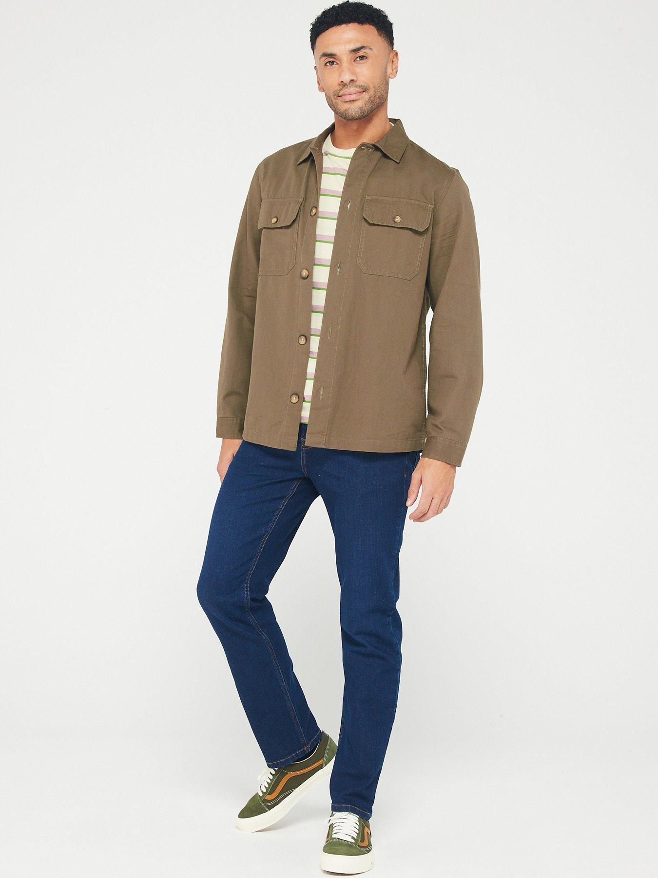 Image 5 of 6 of Everyday Straight Jeans with Stretch - Dark Wash