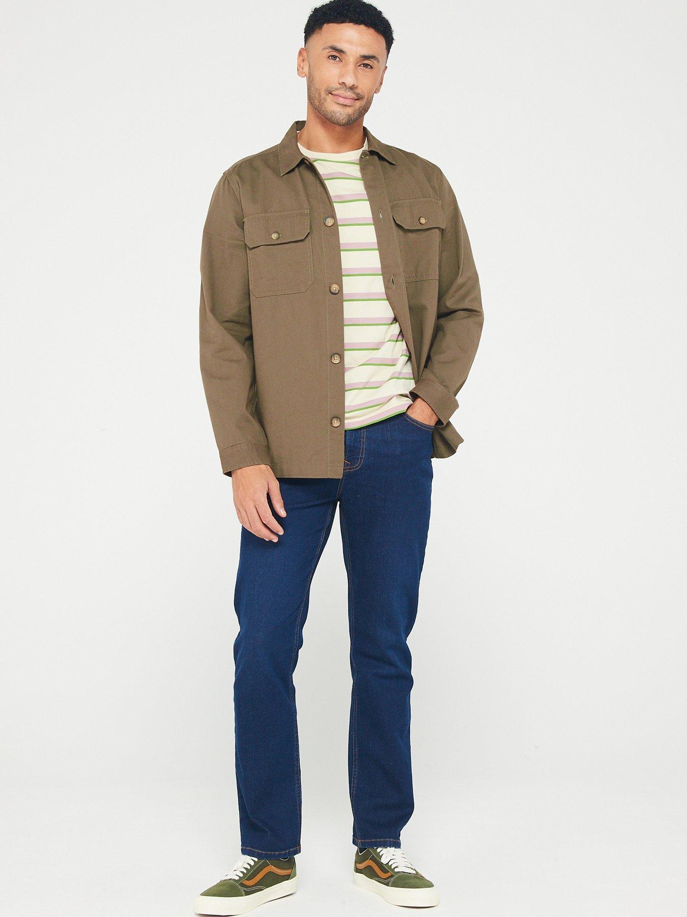 Image 6 of 6 of Everyday Straight Jeans with Stretch - Dark Wash