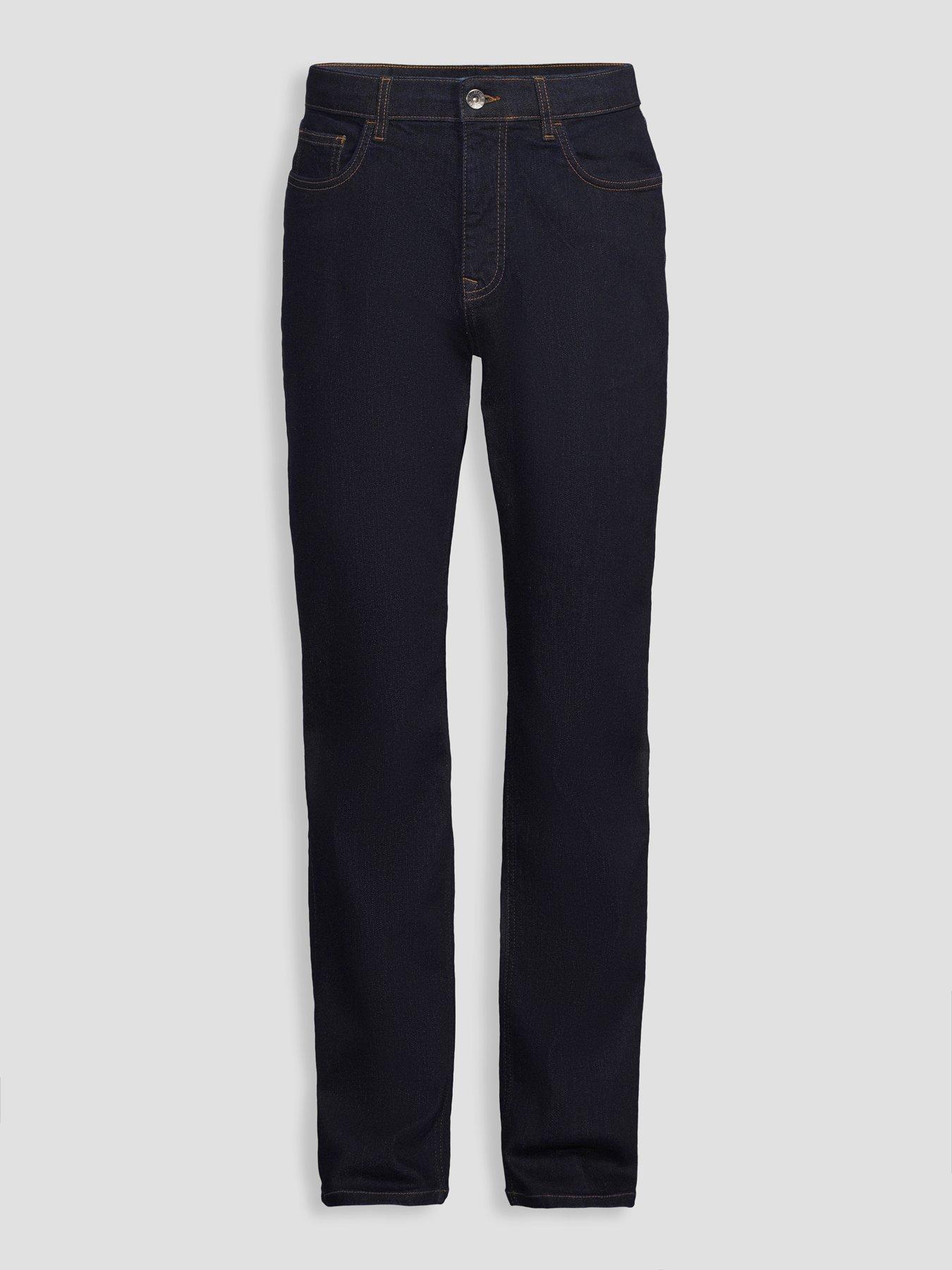 Image 7 of 7 of The Very Collection Mens Stretch Straight Jeans - Indigo
