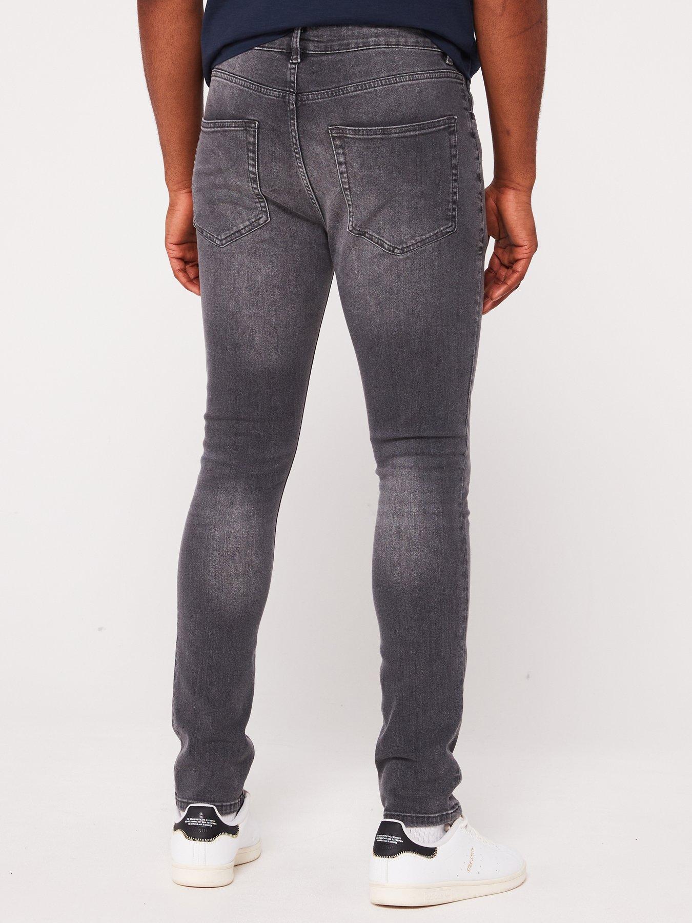 Image 2 of 5 of The Very Collection Skinny Jeans with Stretch - Grey Wash