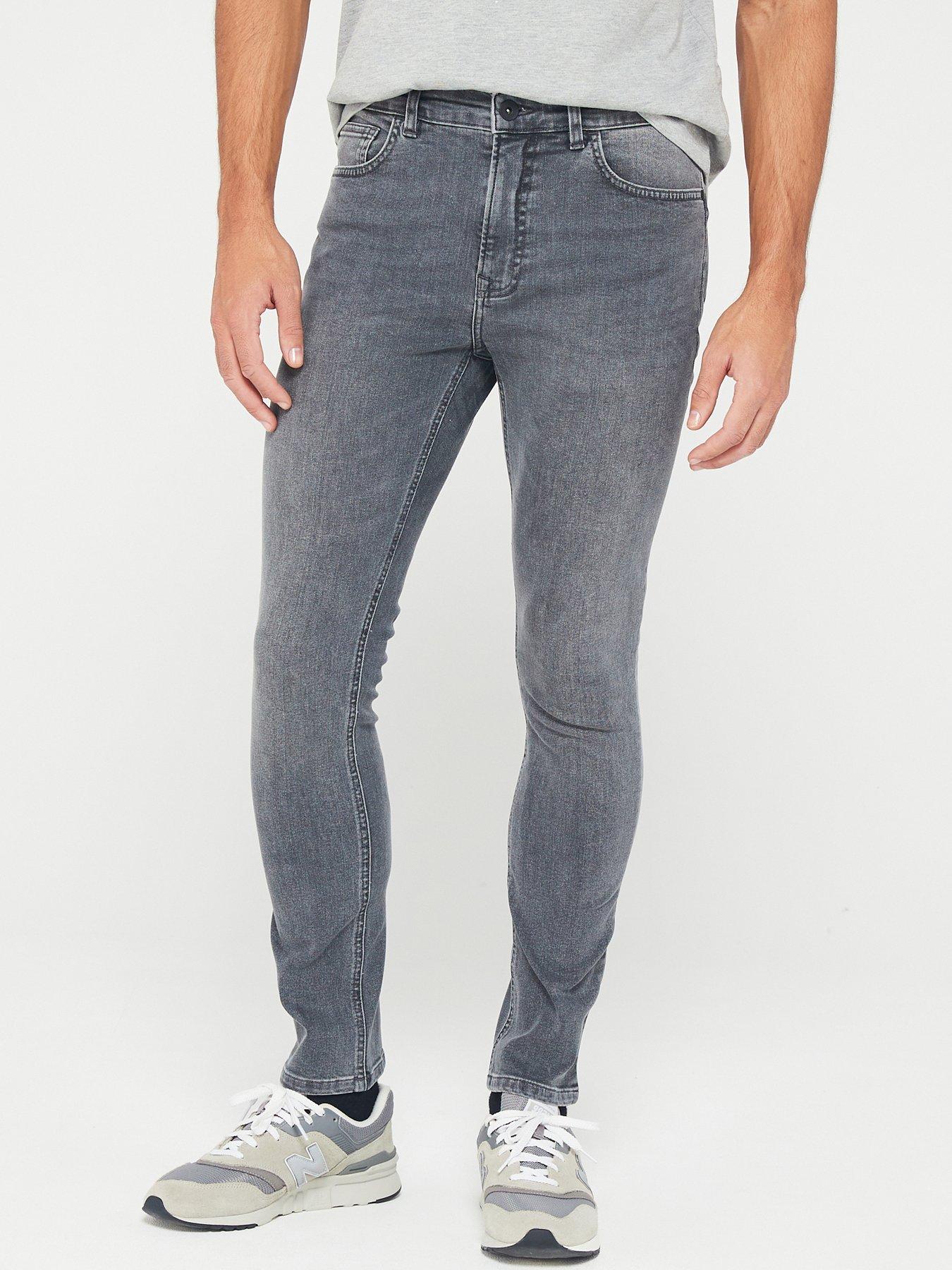undefined Slim Jeans with Stretch - Grey Wash