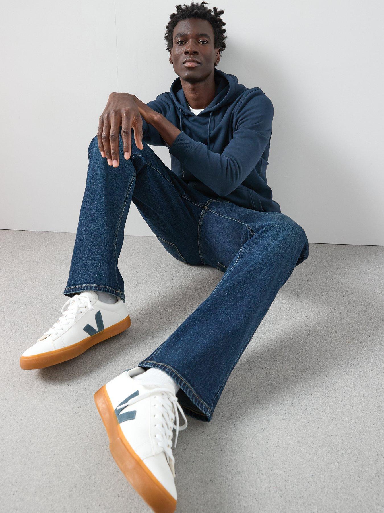 Image 5 of 6 of The Very Collection Straight Jeans with Stretch - Vintage Wash