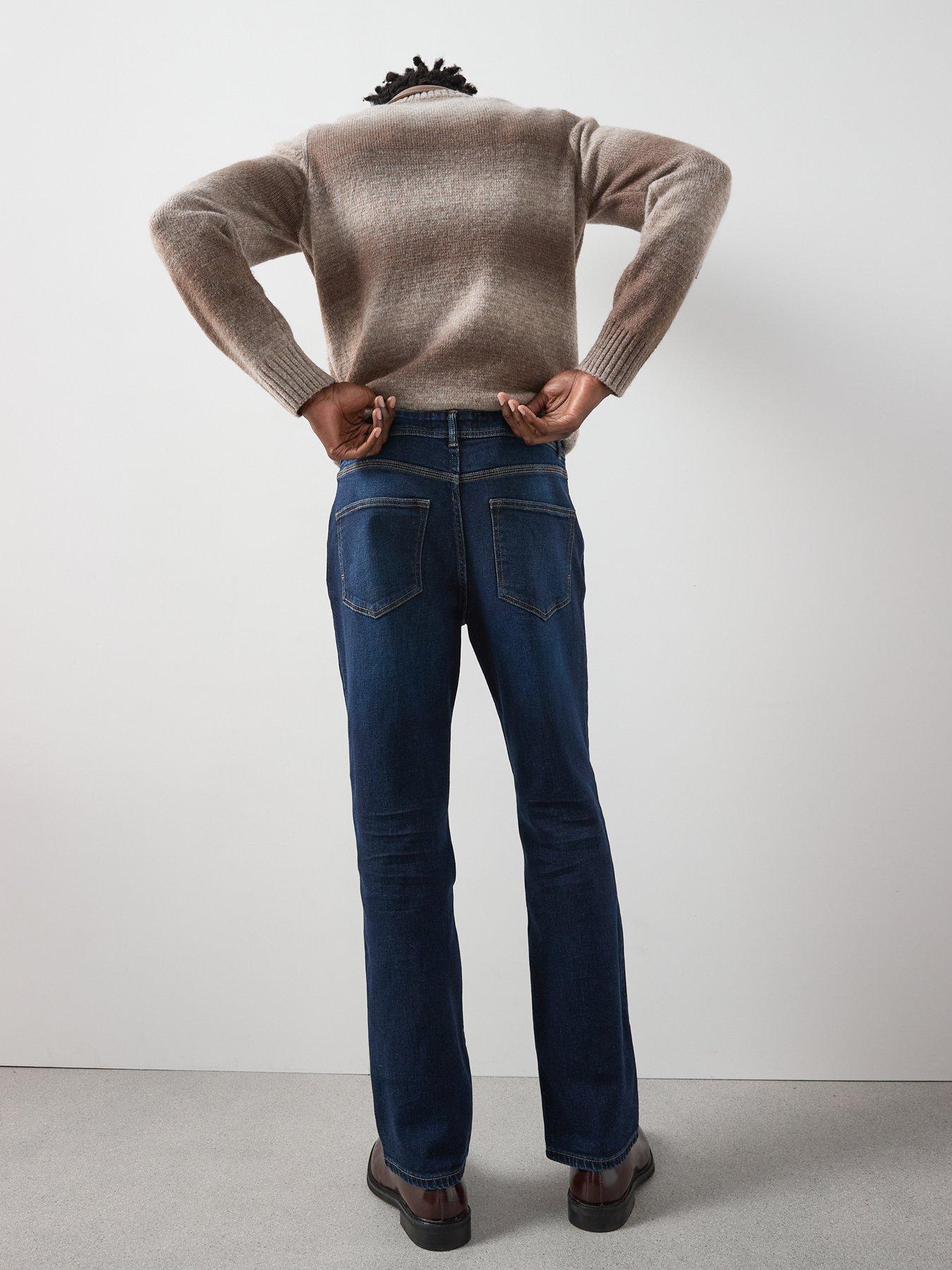 Image 2 of 6 of The Very Collection Straight Jeans with Stretch - Dark Wash
