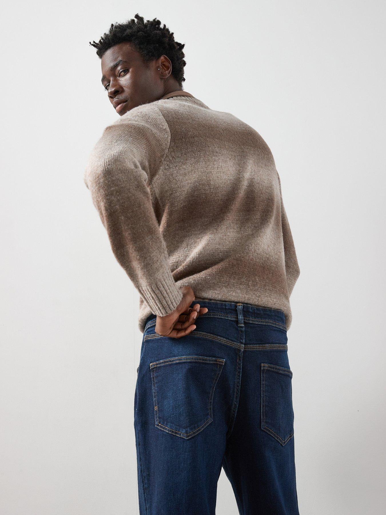 Image 4 of 6 of The Very Collection Straight Jeans with Stretch - Dark Wash