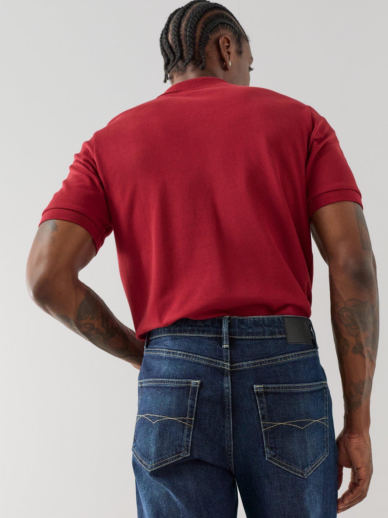 Image 5 of 6 of The Very Collection Straight Jeans with Stretch - Dark Wash