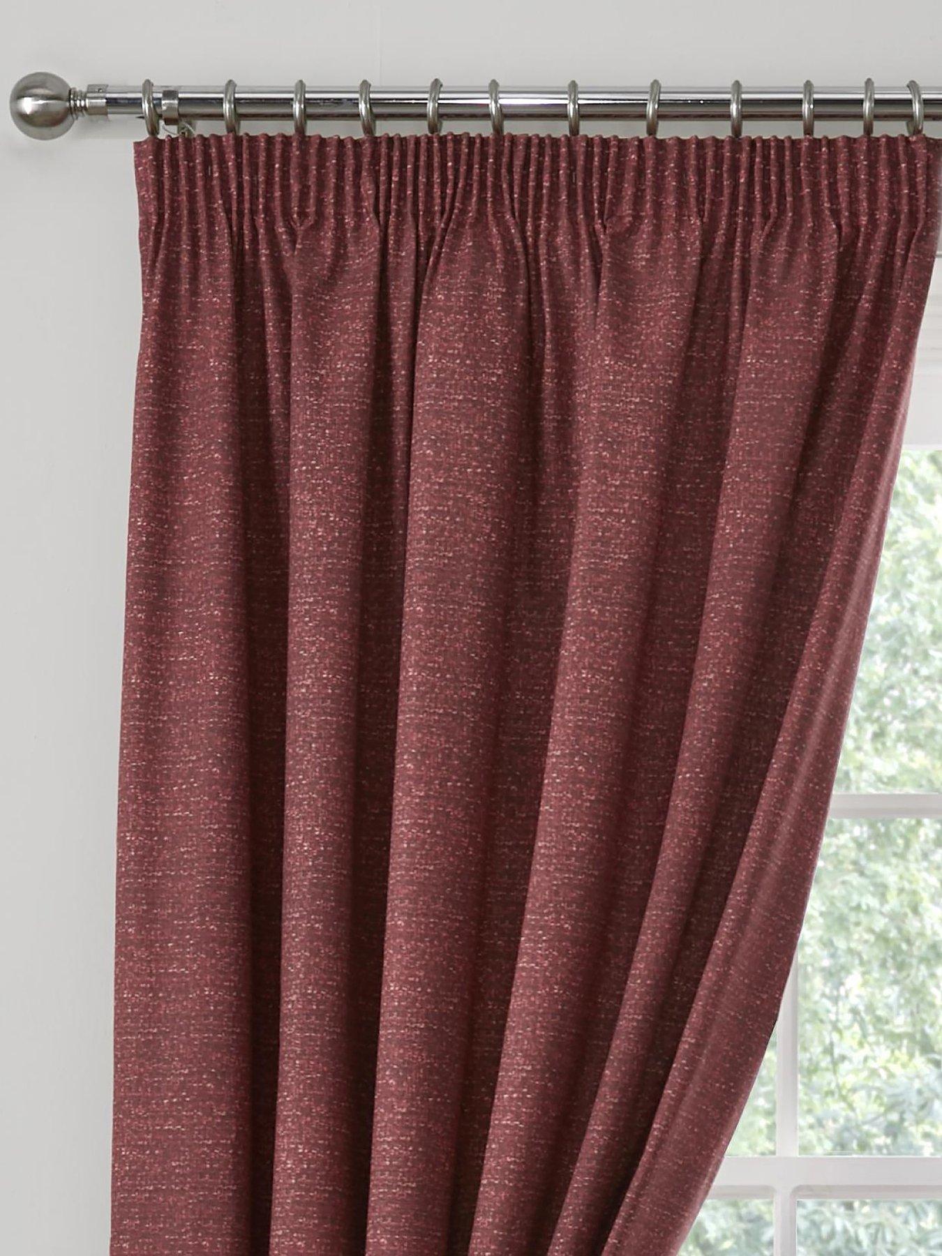 dreams-drapes-super-thermal-brushed-pleated-curtains-redstillFront