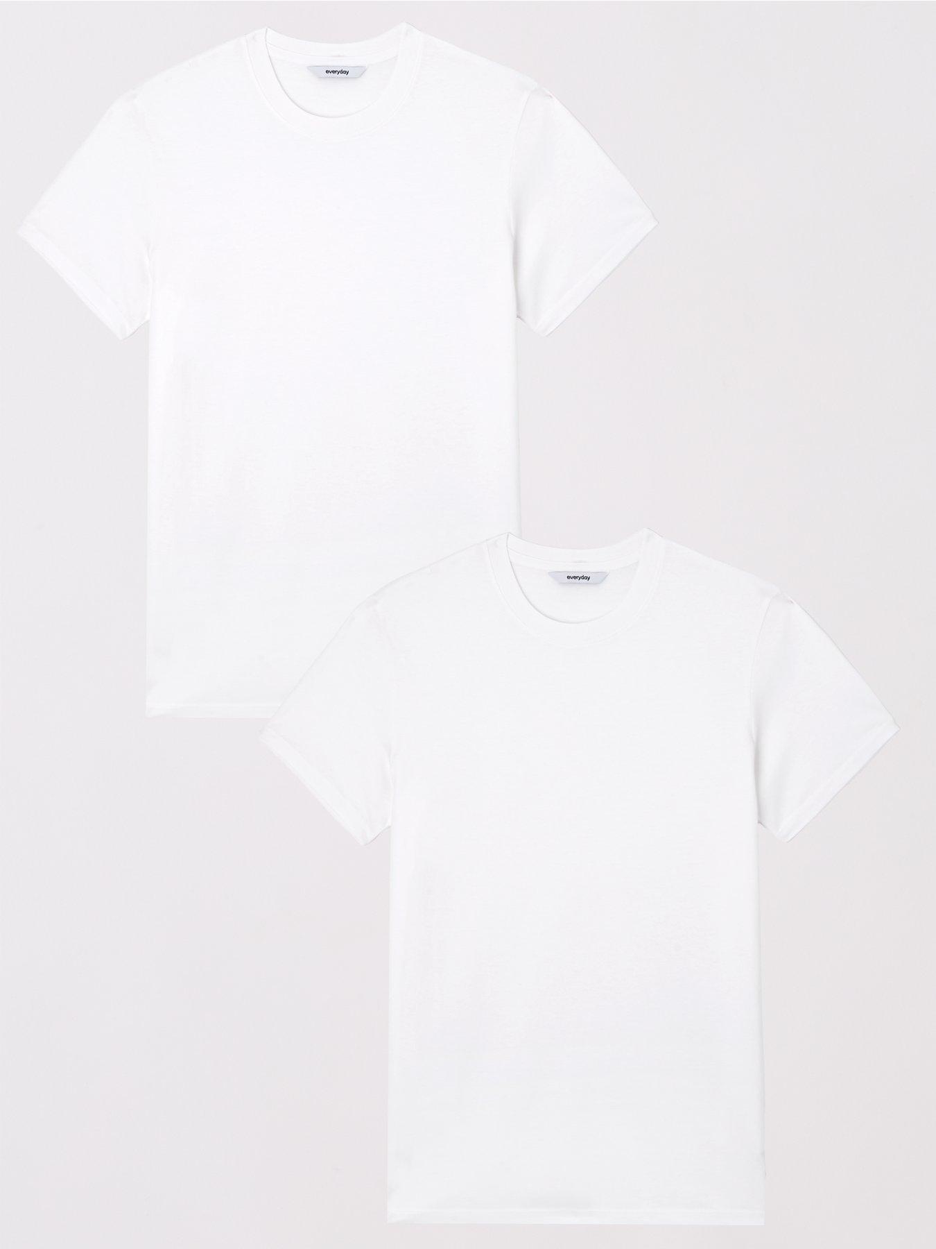 Image of Very Man Crew T-Shirt (2 Pack) - White