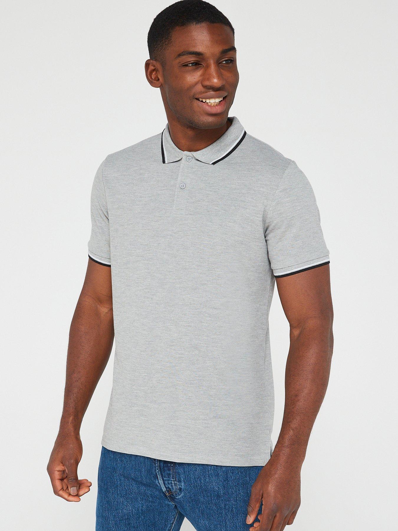 Image 2 of 7 of The Very Collection Tipped Pique Polo Shirt (2 Pack)&nbsp;- Multi