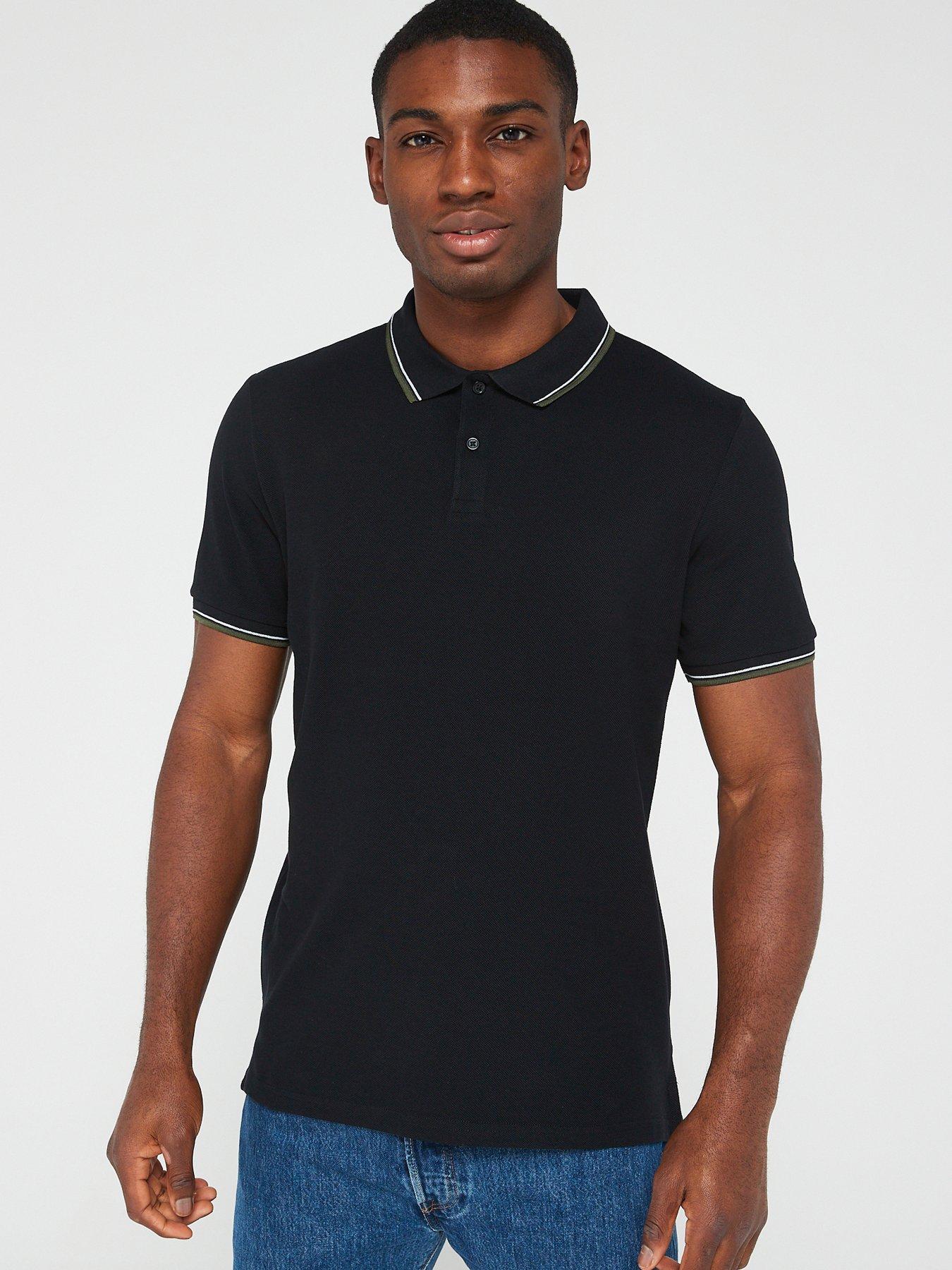 Image 5 of 7 of The Very Collection Tipped Pique Polo Shirt (2 Pack)&nbsp;- Multi