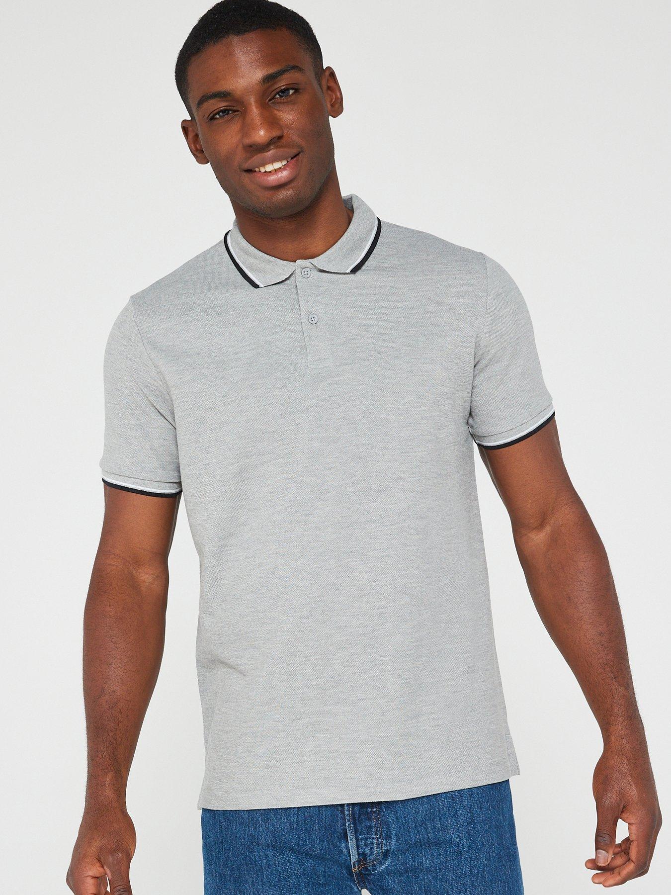 Image 6 of 7 of The Very Collection Tipped Pique Polo Shirt (2 Pack)&nbsp;- Multi
