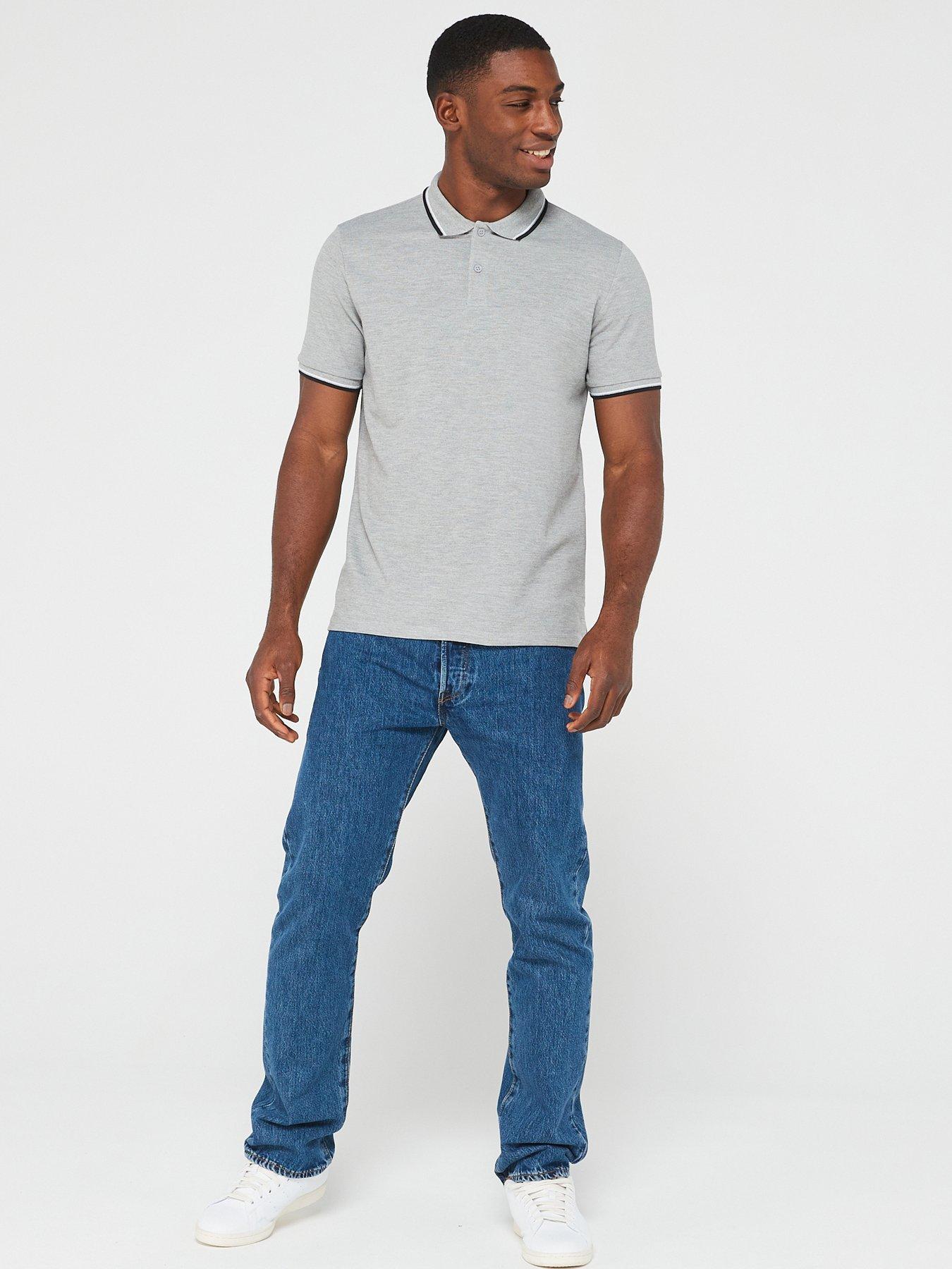 Image 7 of 7 of The Very Collection Tipped Pique Polo Shirt (2 Pack)&nbsp;- Multi
