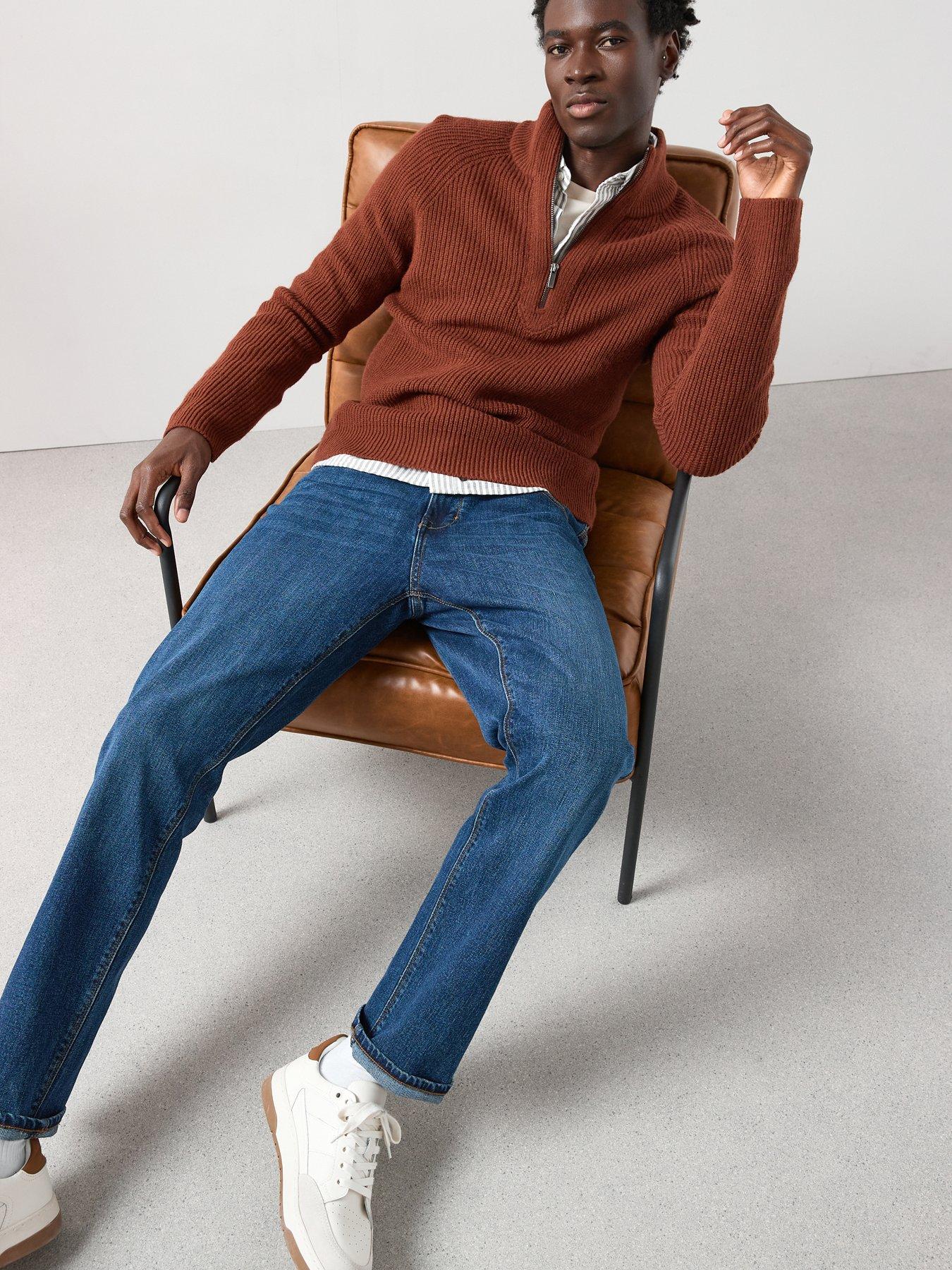 Image 4 of 6 of The Very Collection Slim Jeans With Stretch - Mid Blue Wash