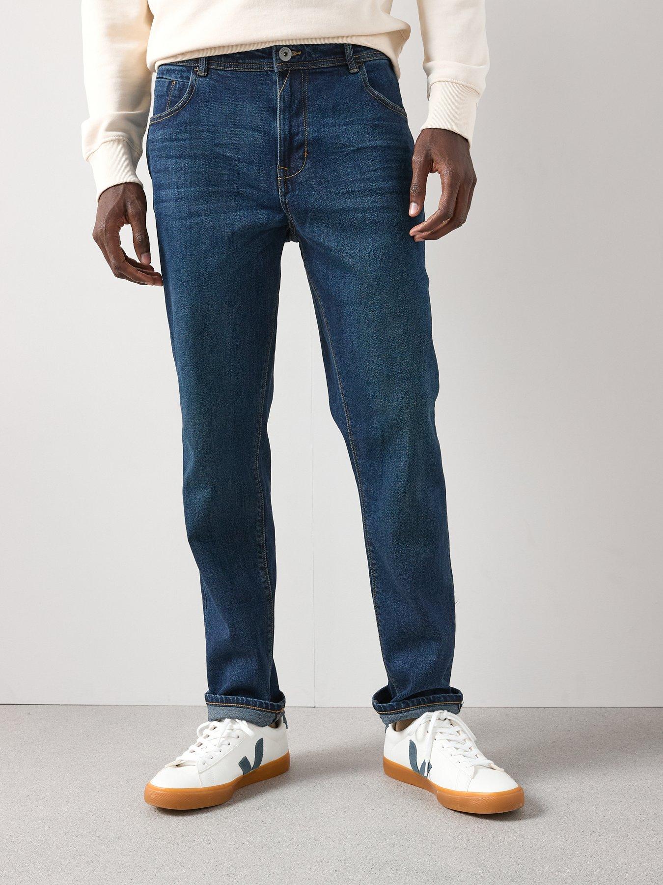 Image 1 of 6 of The Very Collection Slim Jeans with Stretch - Vintage Wash