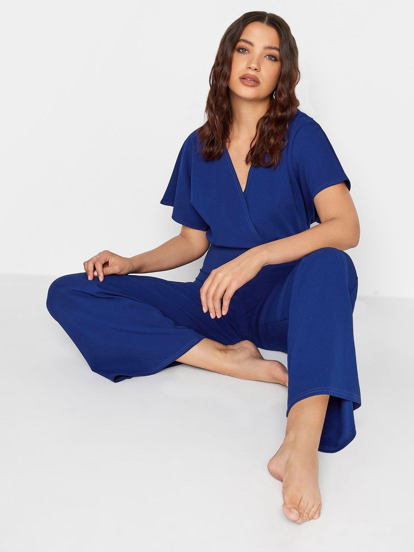 Navy blue cheap jumpsuit tall