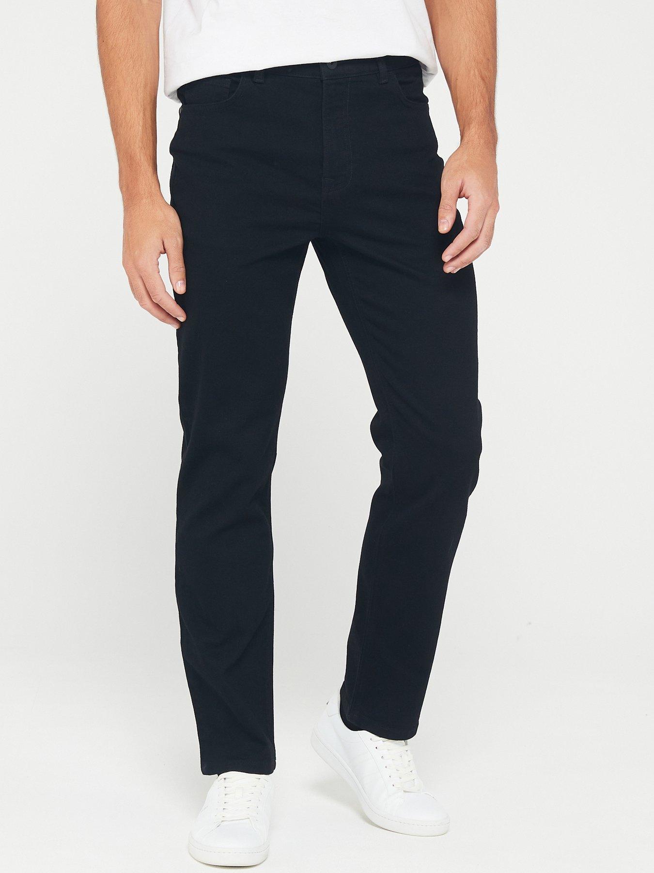 Wrangler TEXAS - Straight leg jeans - faded black/black denim