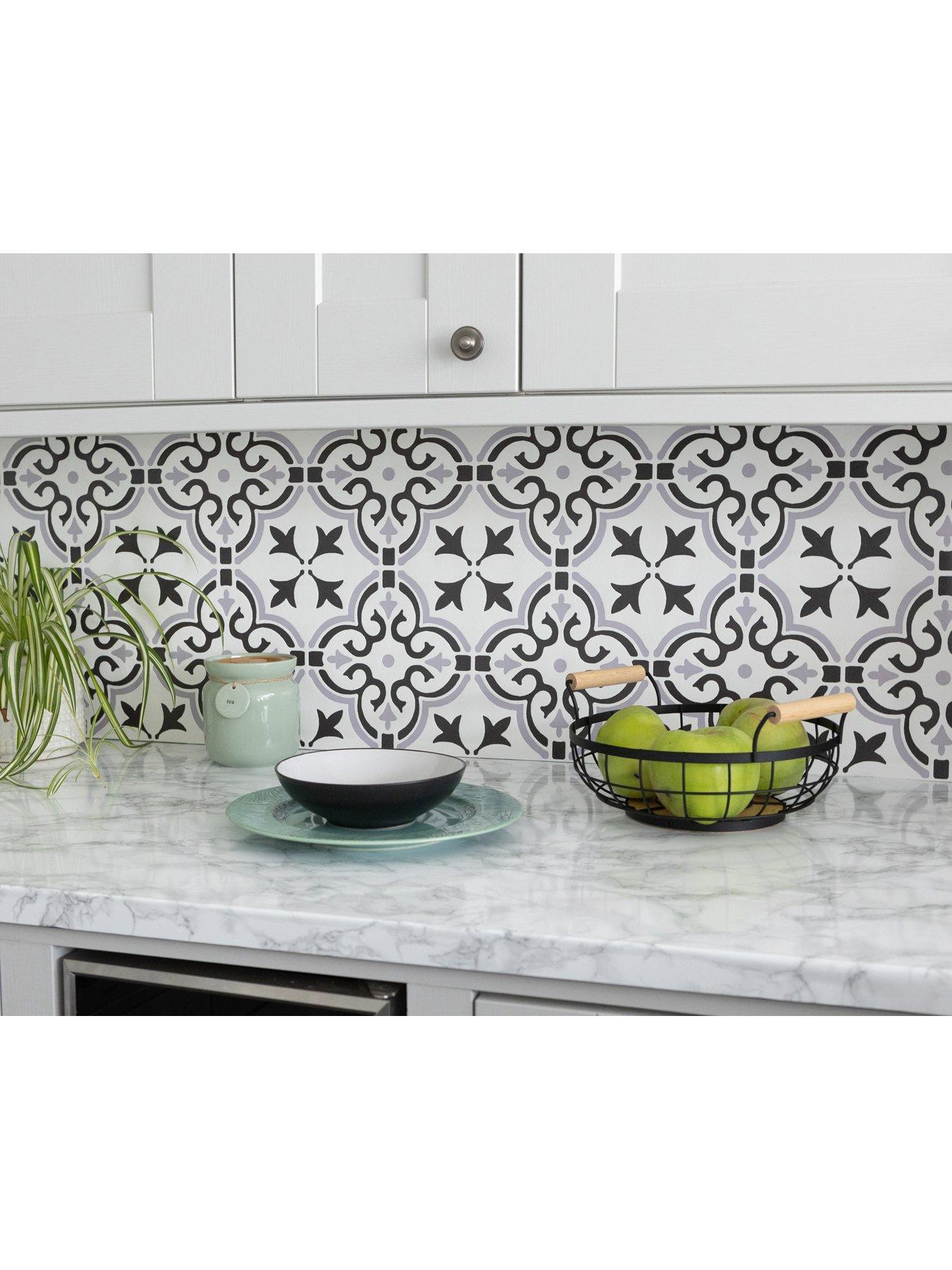 undefined Floral 3D Waterproof Splashback Wallpaper - 67.5cm x 4m