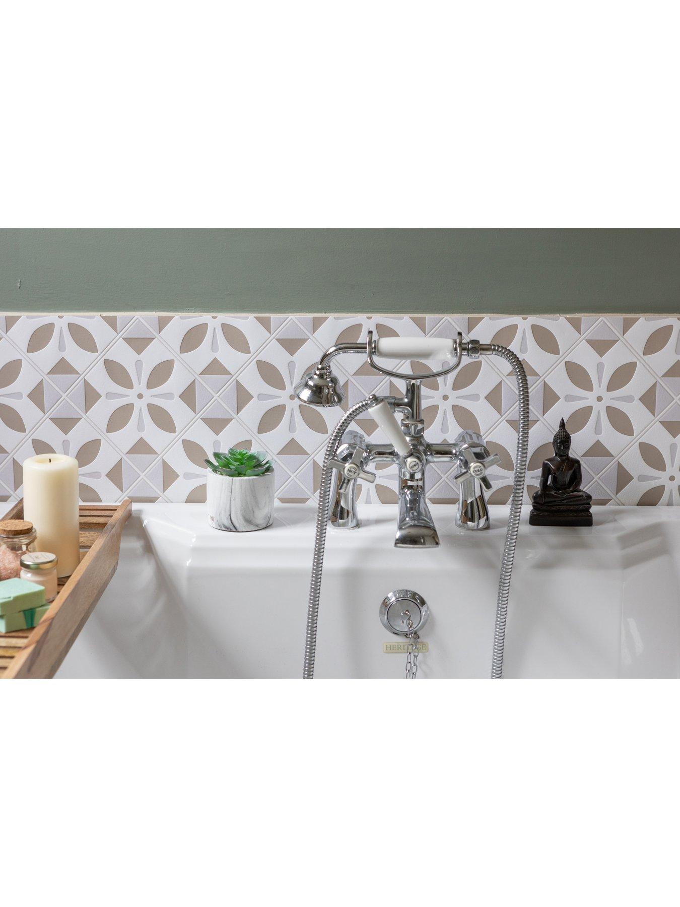 Image 1 of 6 of D-C-Fix Oriental Element 3D Waterproof Splashback Wallpaper - 67.5cm x 4m