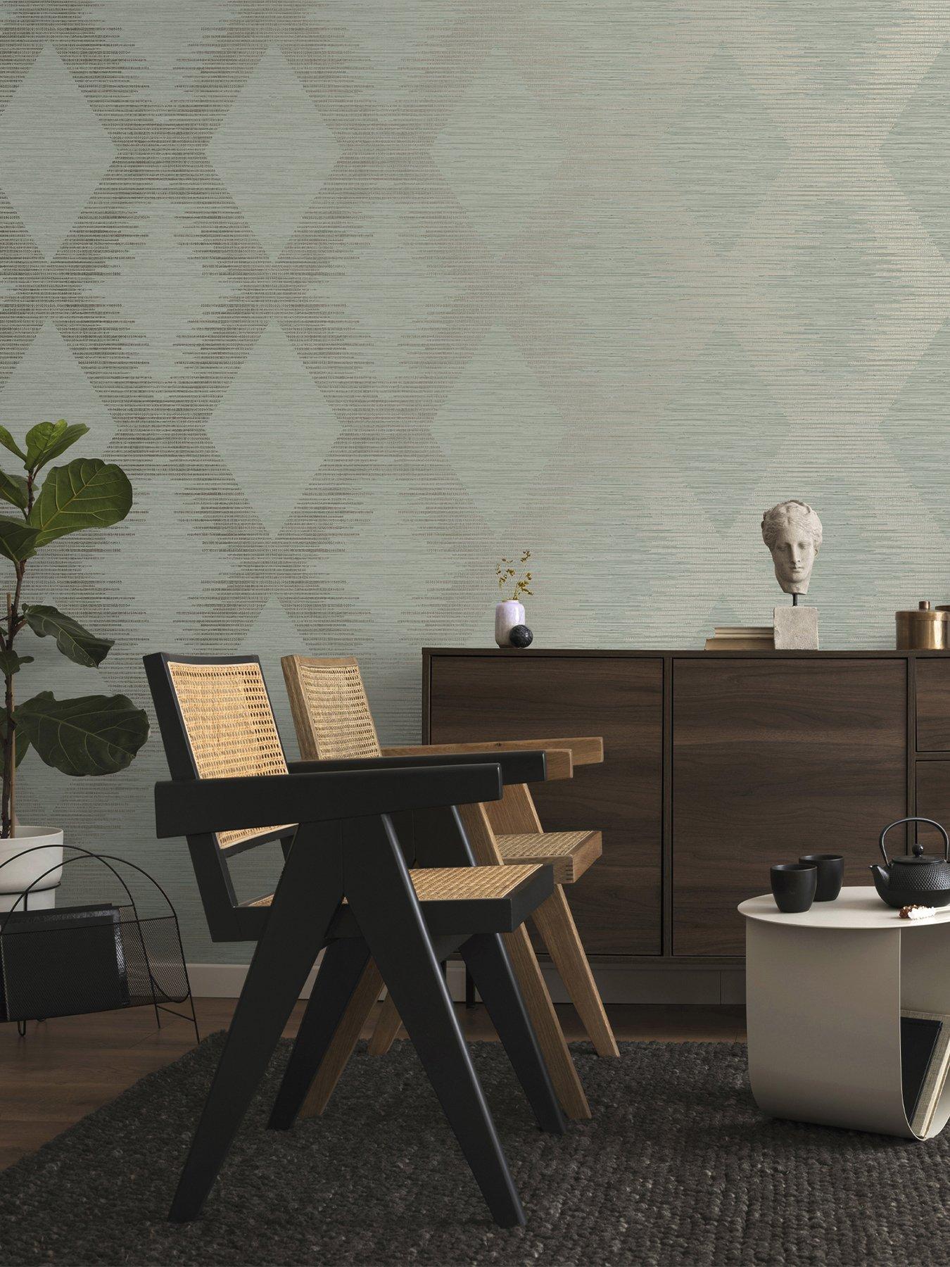 Image 1 of 7 of Superfresco Easy Serenity Geo Wallpaper -sage