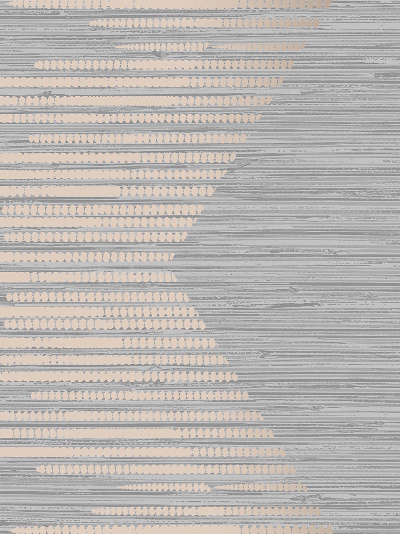 Image 3 of 7 of Superfresco Easy Serenity Geo Wallpaper -  Grey/rose Gold