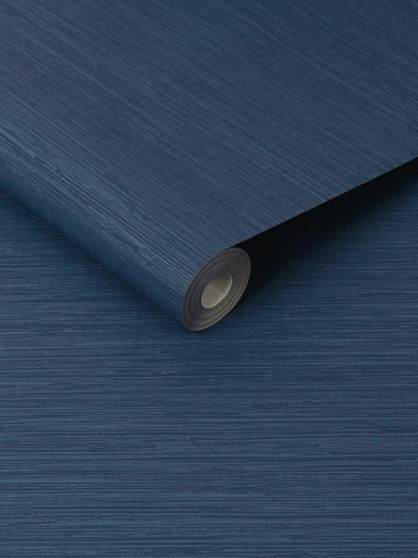 Image 2 of 6 of Superfresco Easy Serenity Plain Wallpaper - Navy