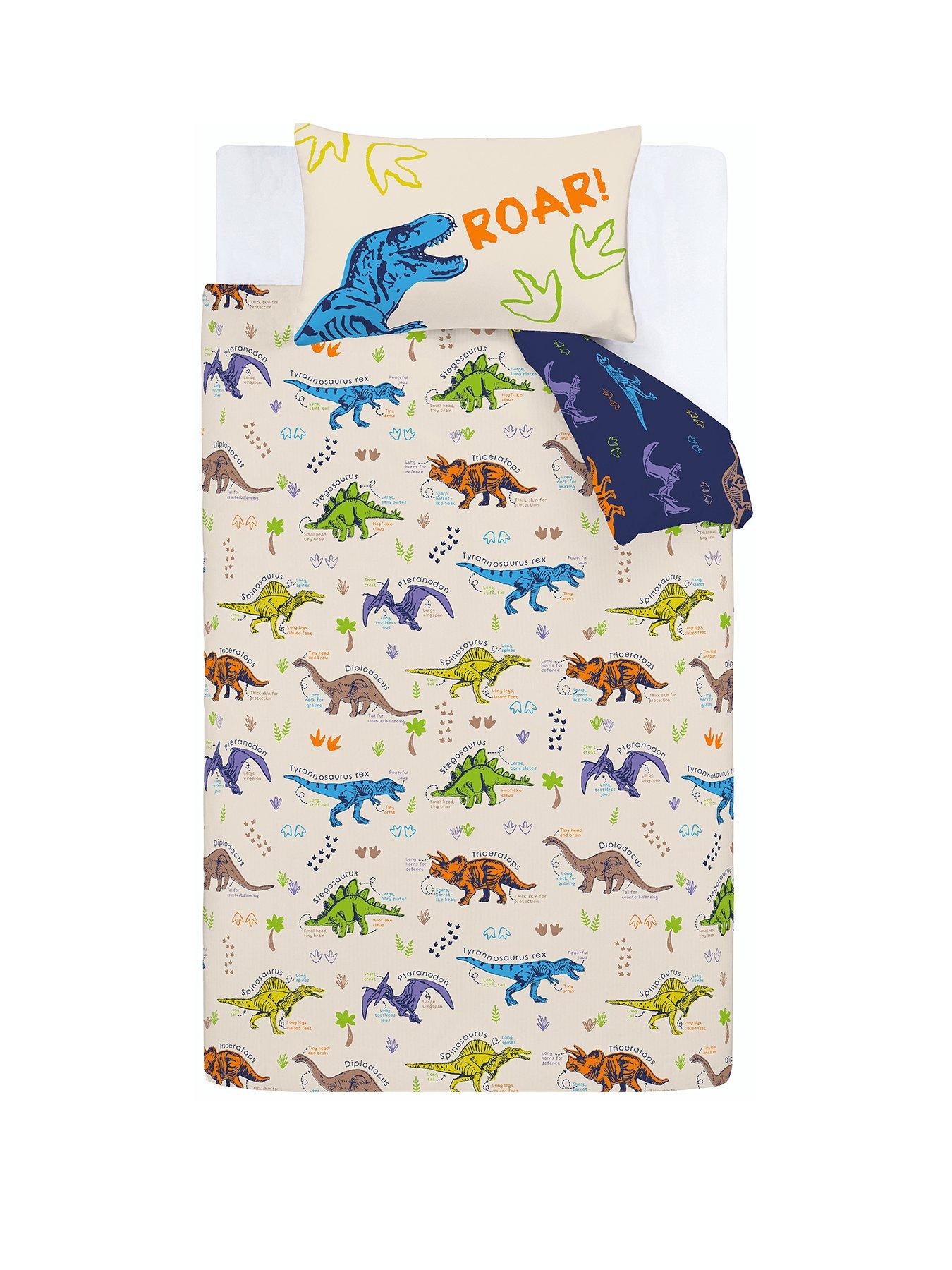 catherine-lansfield-prehistoric-dinosaurs-natural-duvet-cover-setstillFront