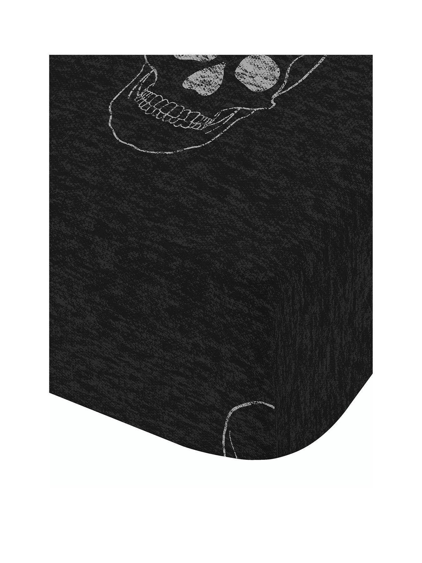 catherine-lansfield-skulls-fitted-sheet-doublestillFront