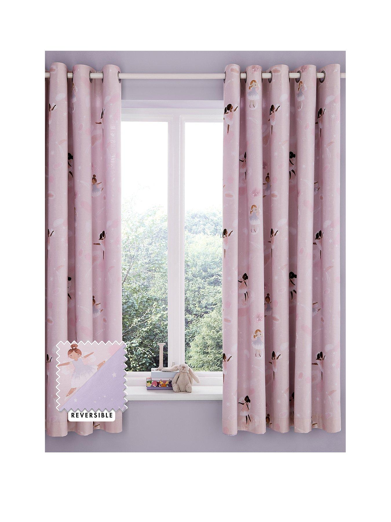 undefined Dancing Fairies Reversible Eyelet Curtains W168xD183cm(W66xD72inches)