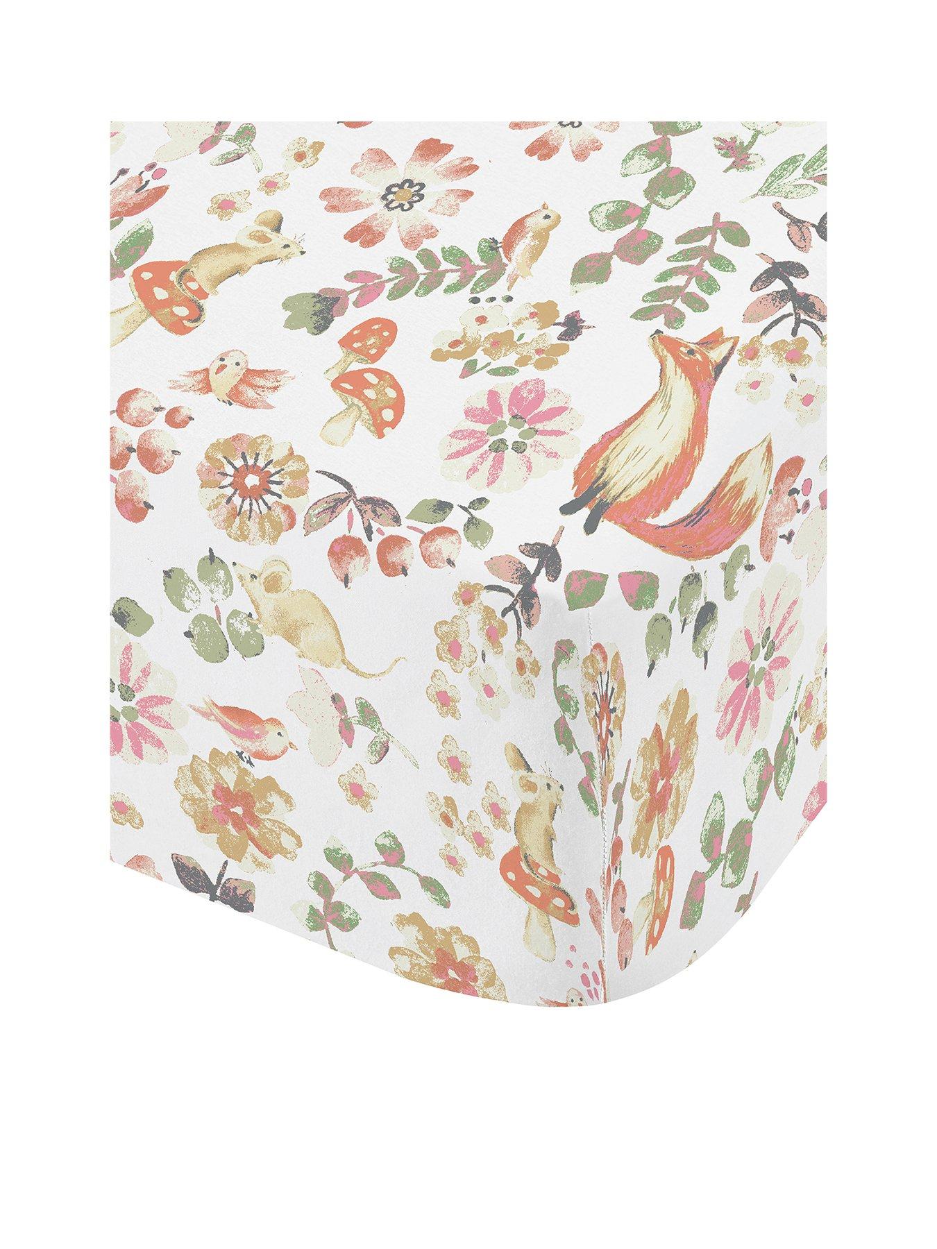 catherine-lansfield-enchanted-butterfly-fitted-sheet-pinkstillFront