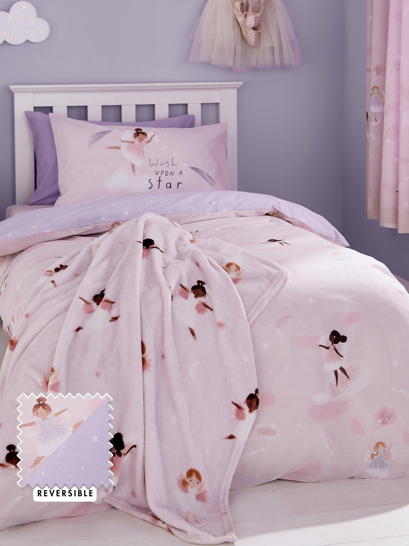 Catherine Lansfield Dancing Fairies Duvet Cover Set Pink Very