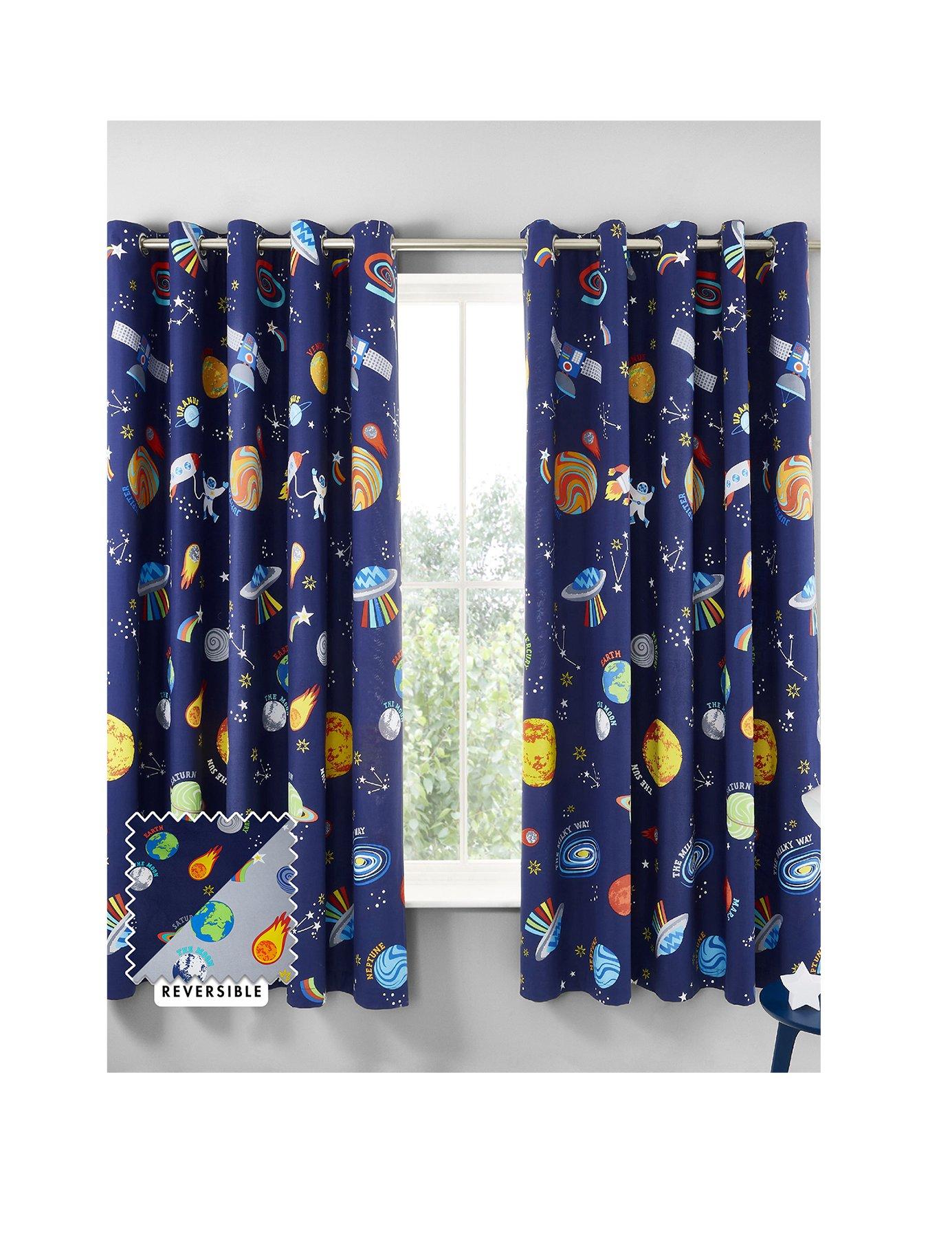 catherine-lansfield-lost-in-space-reversible-eyelet-curtains-blue