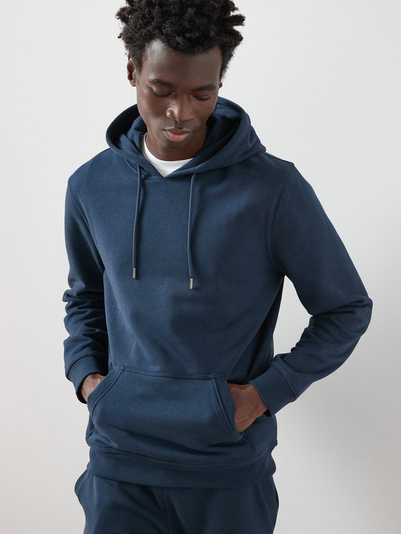 Image 1 of 6 of The Very Collection Essential Overhead Hoody - Navy