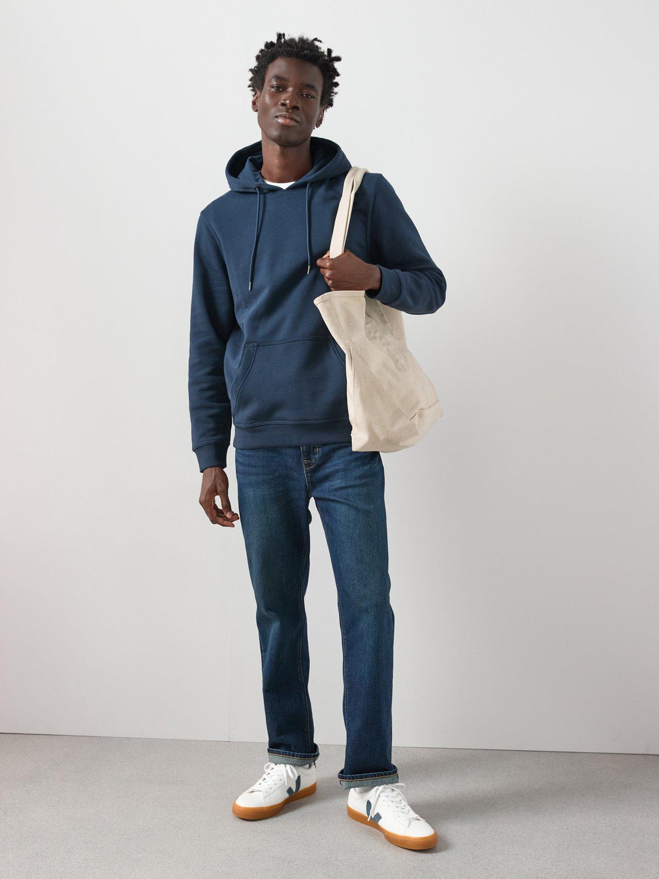 Image 3 of 6 of The Very Collection Essential Overhead Hoody - Navy