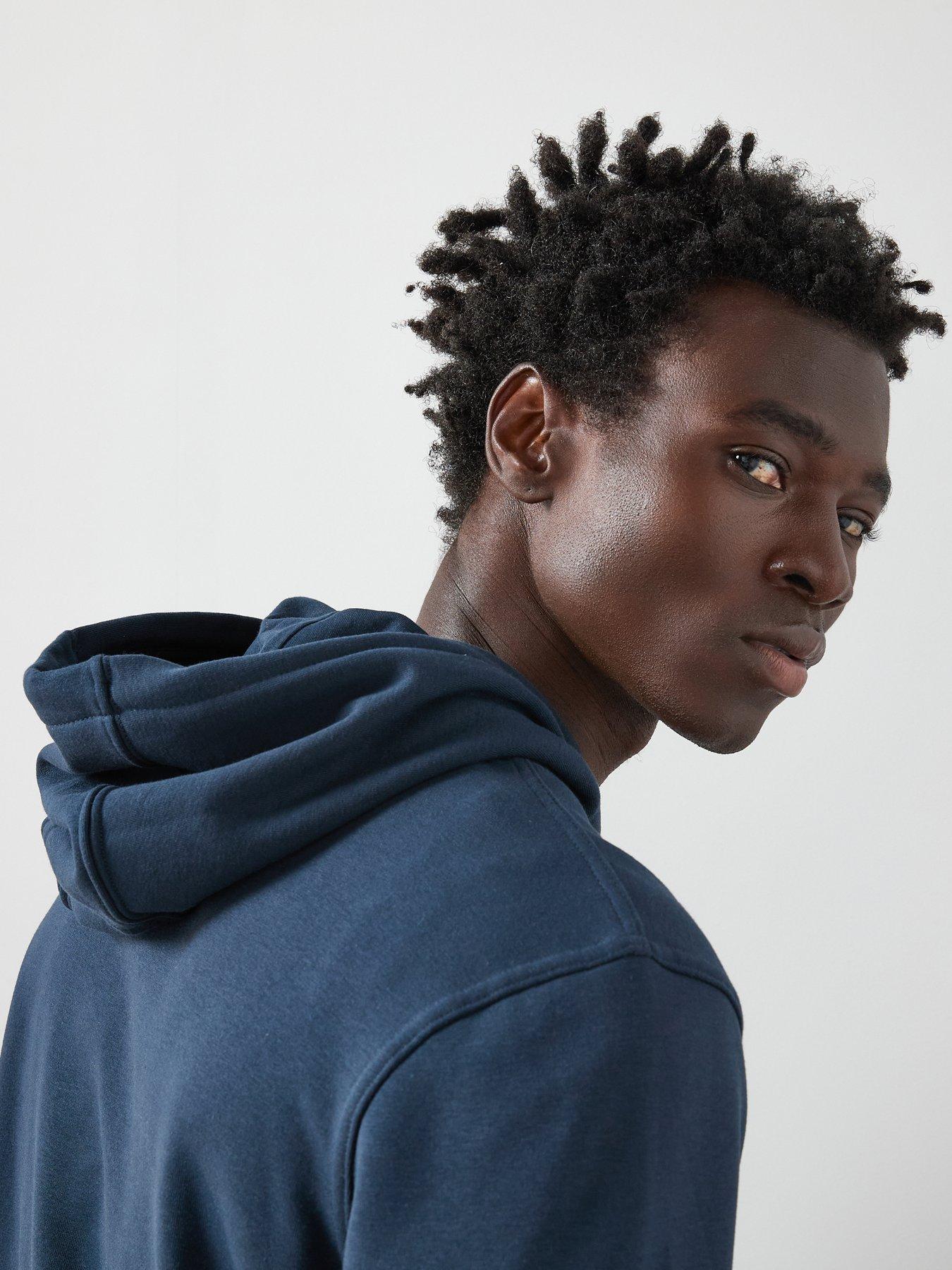 Image 4 of 6 of The Very Collection Essential Overhead Hoody - Navy