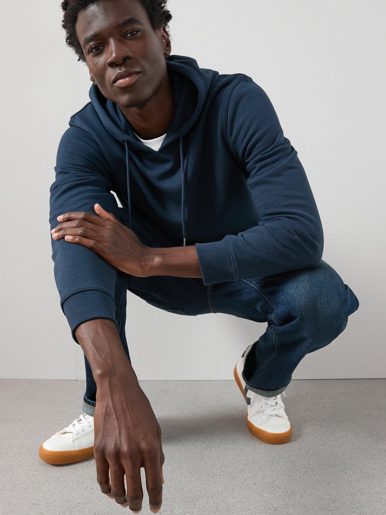 Image 5 of 6 of The Very Collection Essential Overhead Hoody - Navy