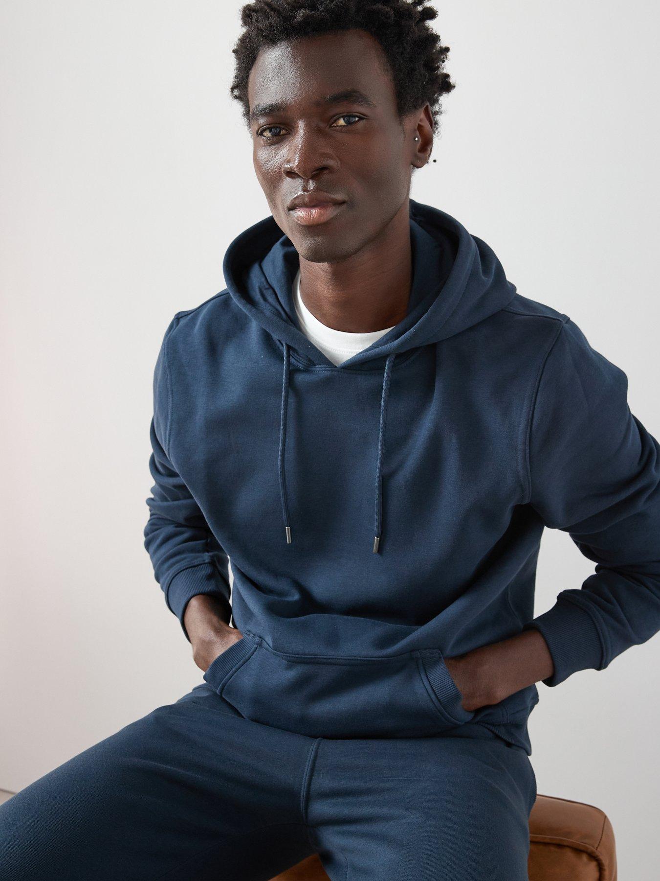Image 6 of 6 of The Very Collection Essential Overhead Hoody - Navy