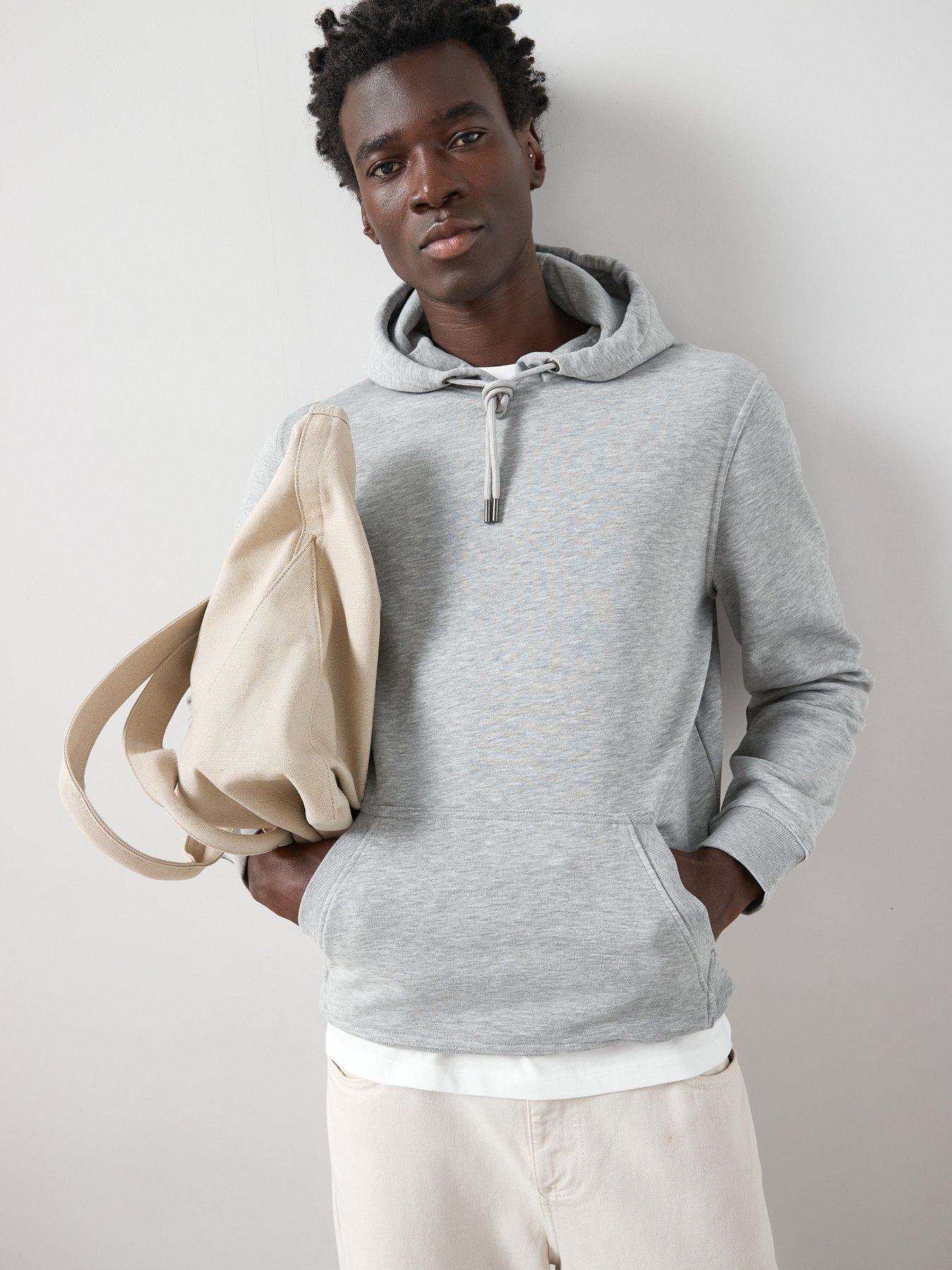 Image 1 of 6 of The Very Collection Essential Overhead Hoodie - Grey Marl