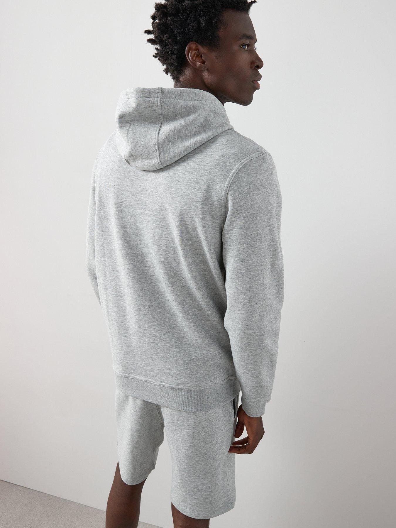Image 2 of 6 of The Very Collection Essential Overhead Hoodie - Grey Marl