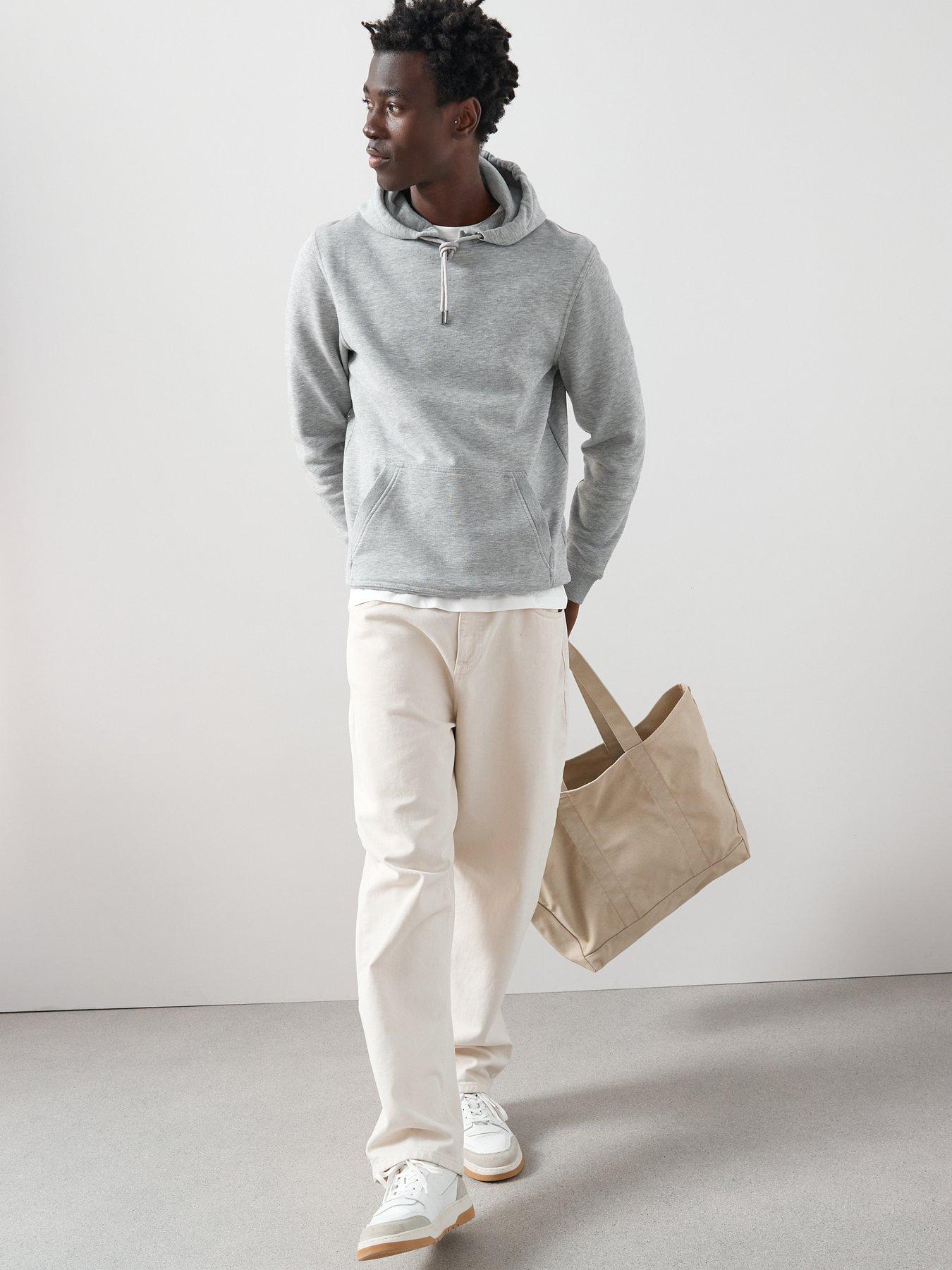 Image 3 of 6 of The Very Collection Essential Overhead Hoodie - Grey Marl