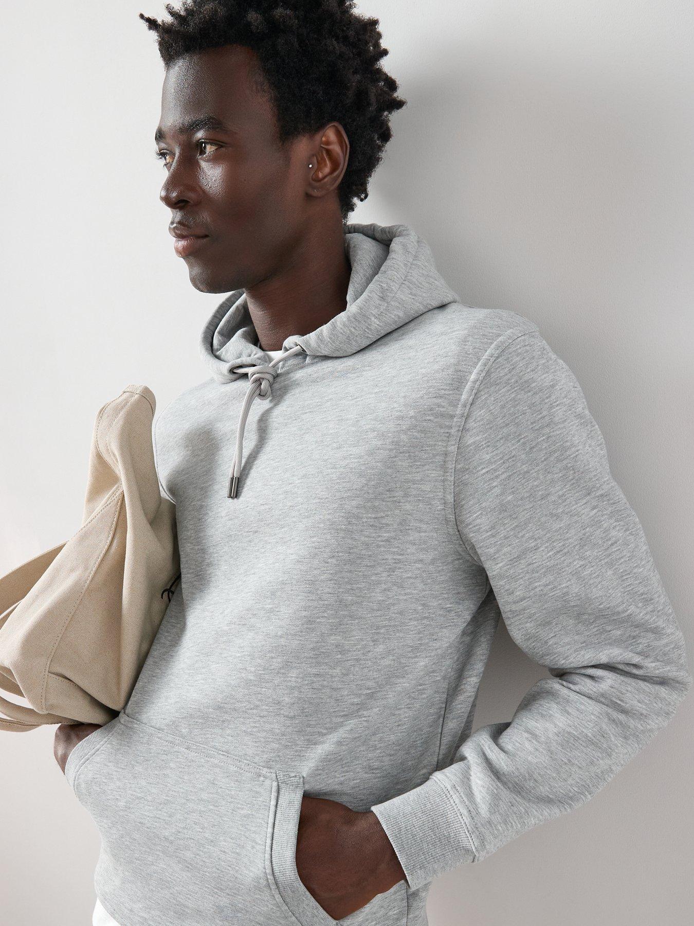Image 5 of 6 of The Very Collection Essential Overhead Hoodie - Grey Marl