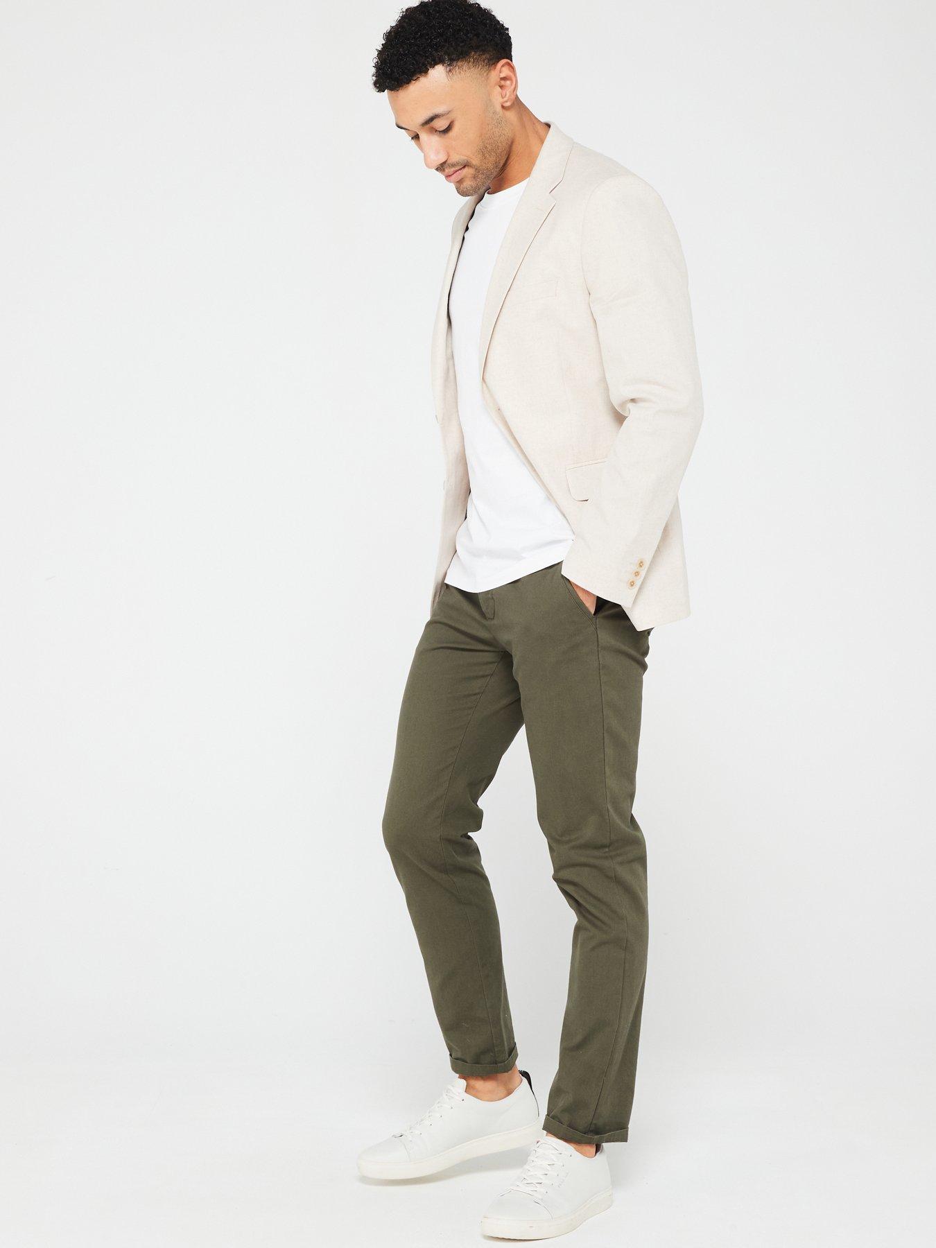 Image 6 of 6 of Very Man Linen Blazer - Stone