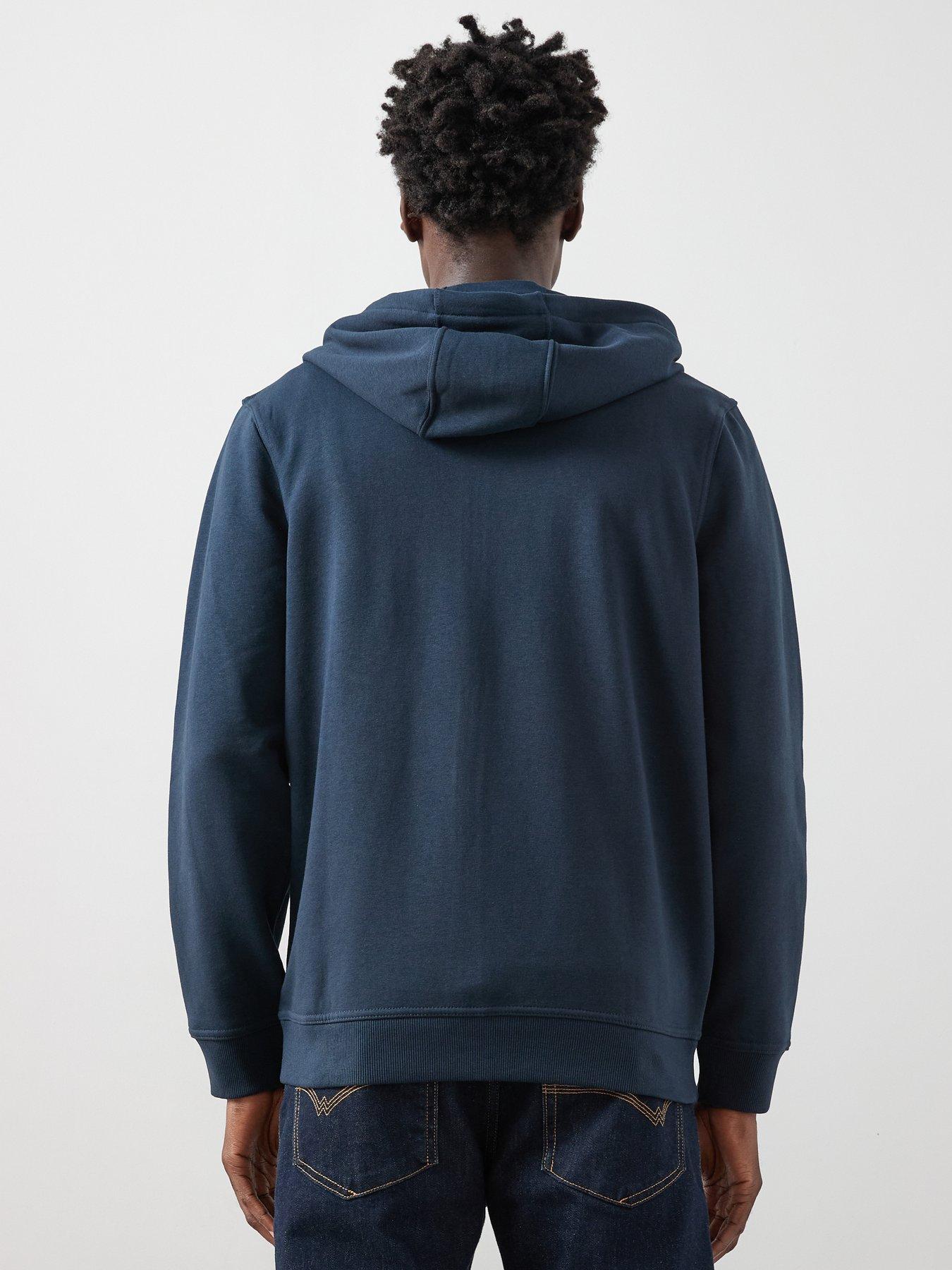 Image 2 of 6 of The Very Collection Essential Zip Through&nbsp;Hoodie -&nbsp;Navy
